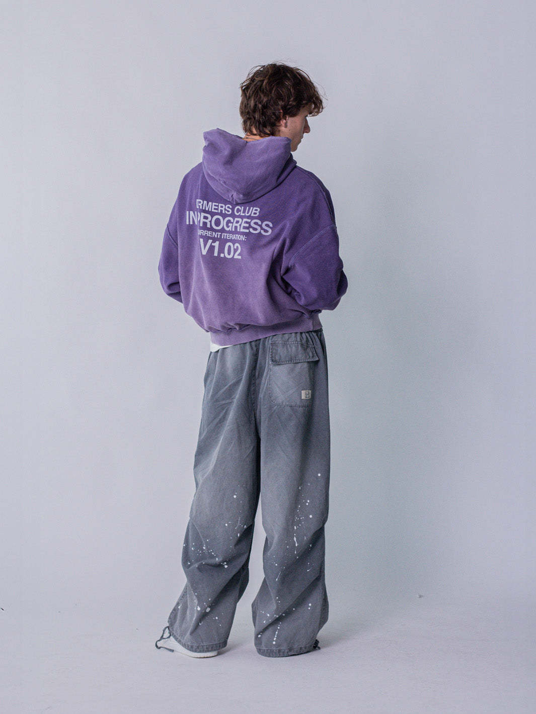 IN PROGRESS REVERSIBLE HOODIE - AMETHYST-Fineriform