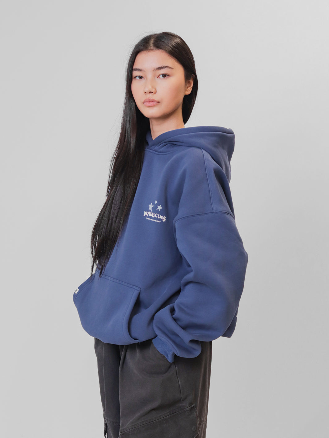 NO PLACE LIKE HERE HOODIE - NAVY BLUE-Fineriform