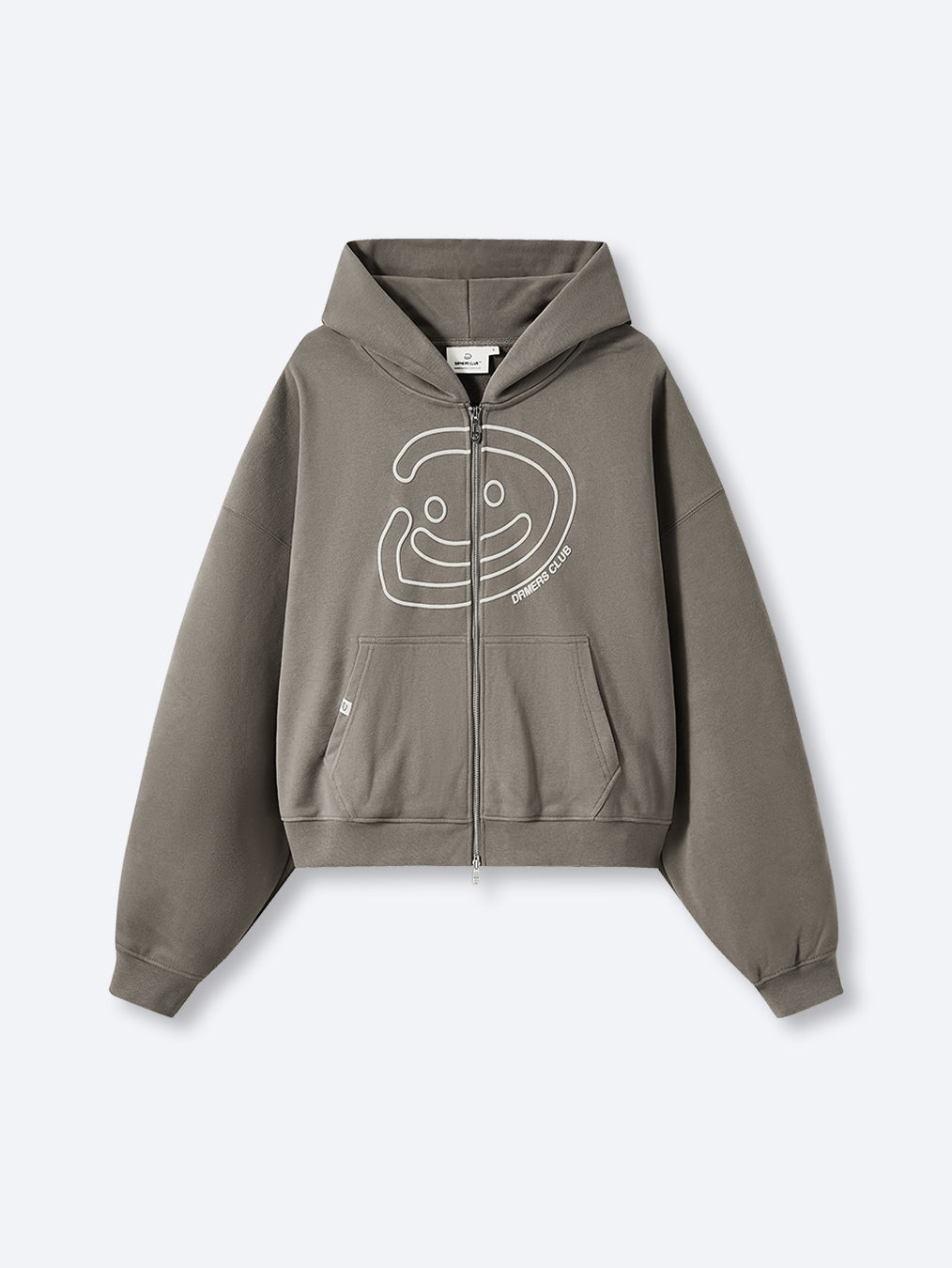 SMILEY BOXY DOUBLE ZIP - LATTE-Fineriform