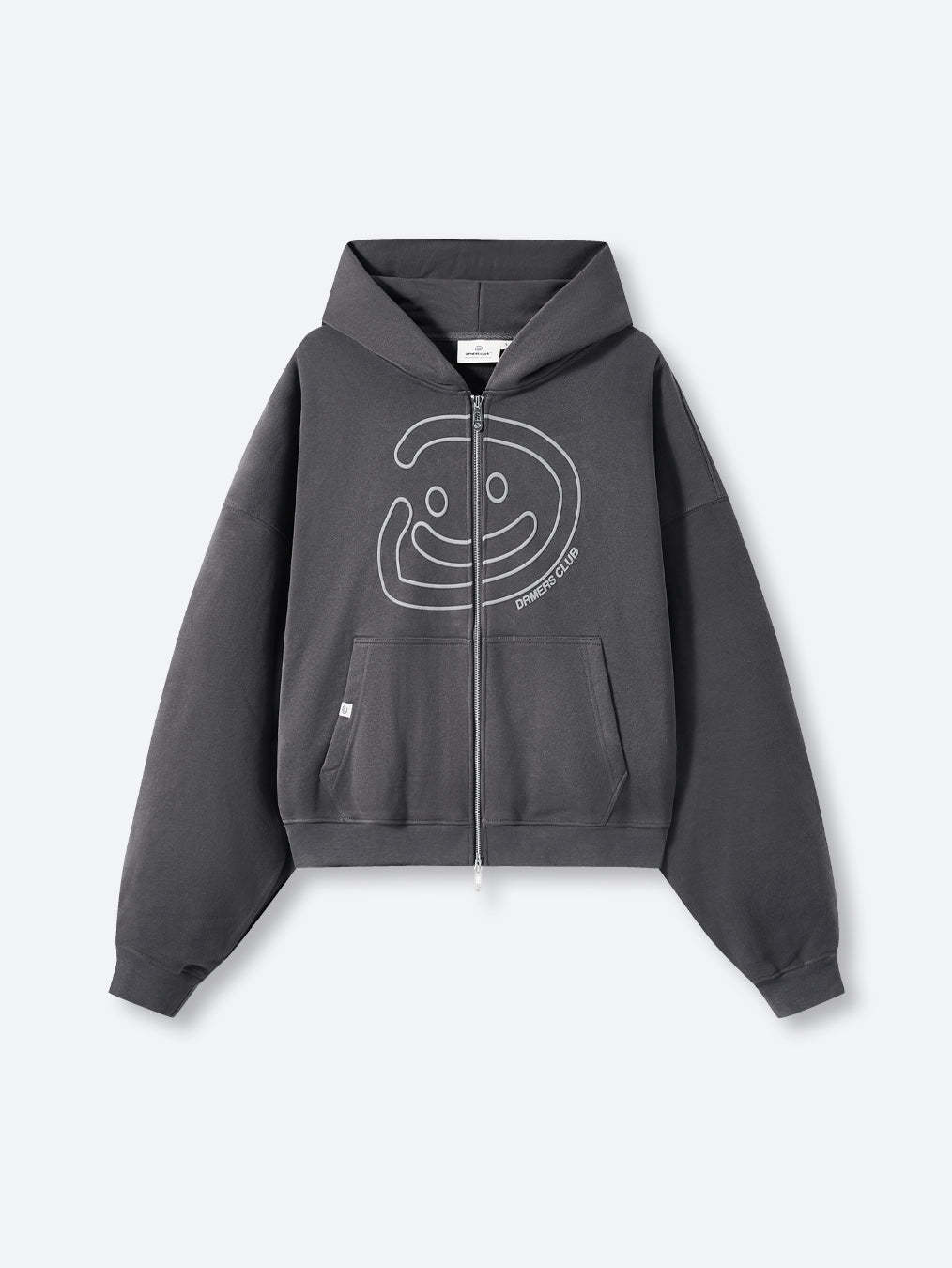 SMILEY BOXY DOUBLE ZIP - SMOKE-Fineriform