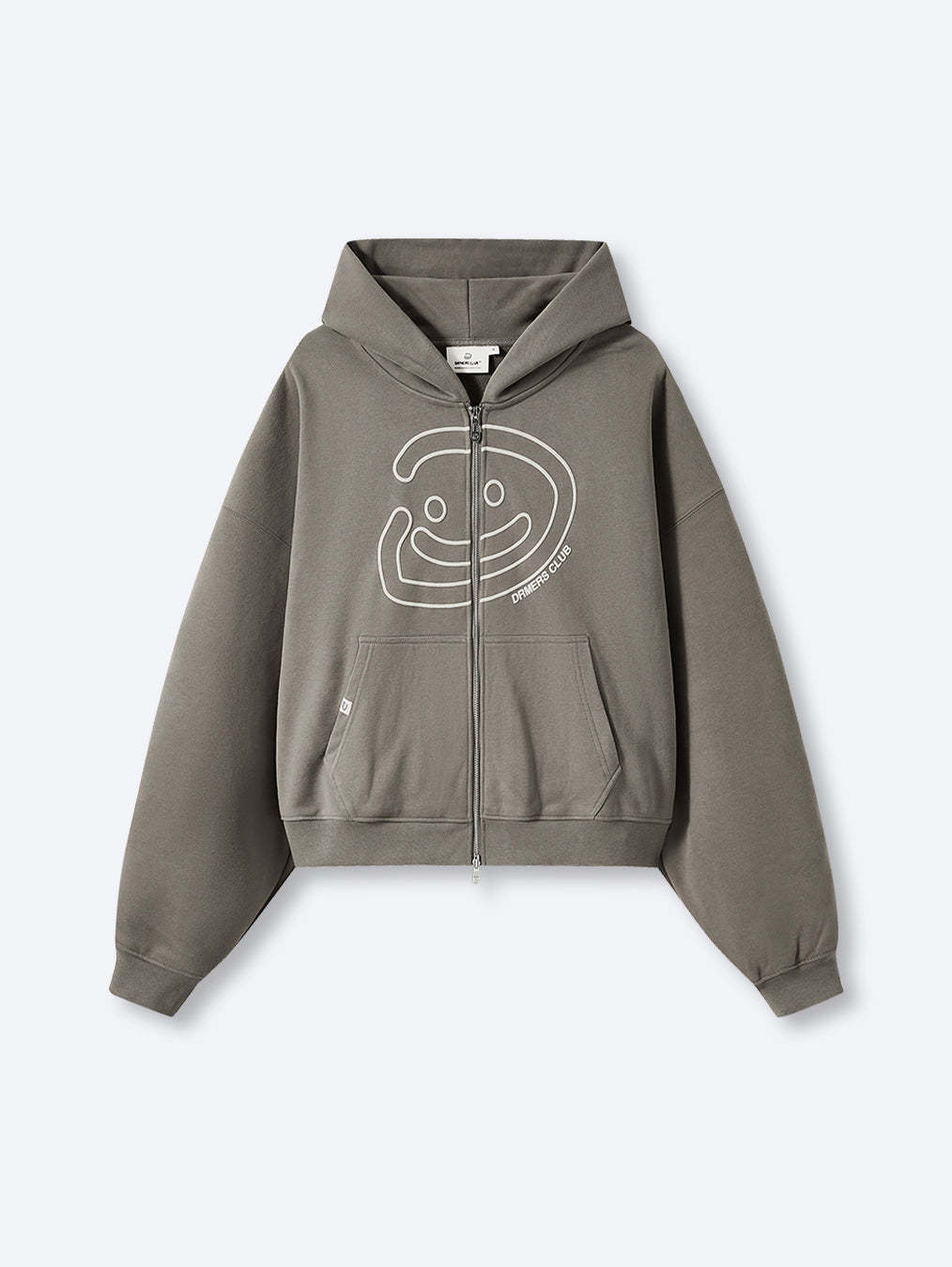 SMILEY BOXY DOUBLE ZIP - LATTE-Fineriform