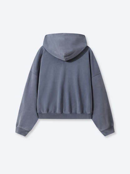 IN PROGRESS REVERSIBLE HOODIE - BLUE LAVENDER-Fineriform