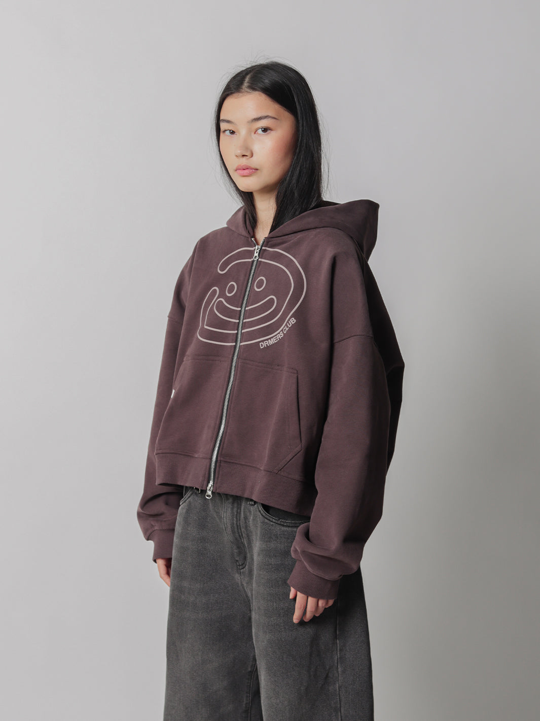 SMILEY BOXY DOUBLE ZIP - ACAI-Fineriform