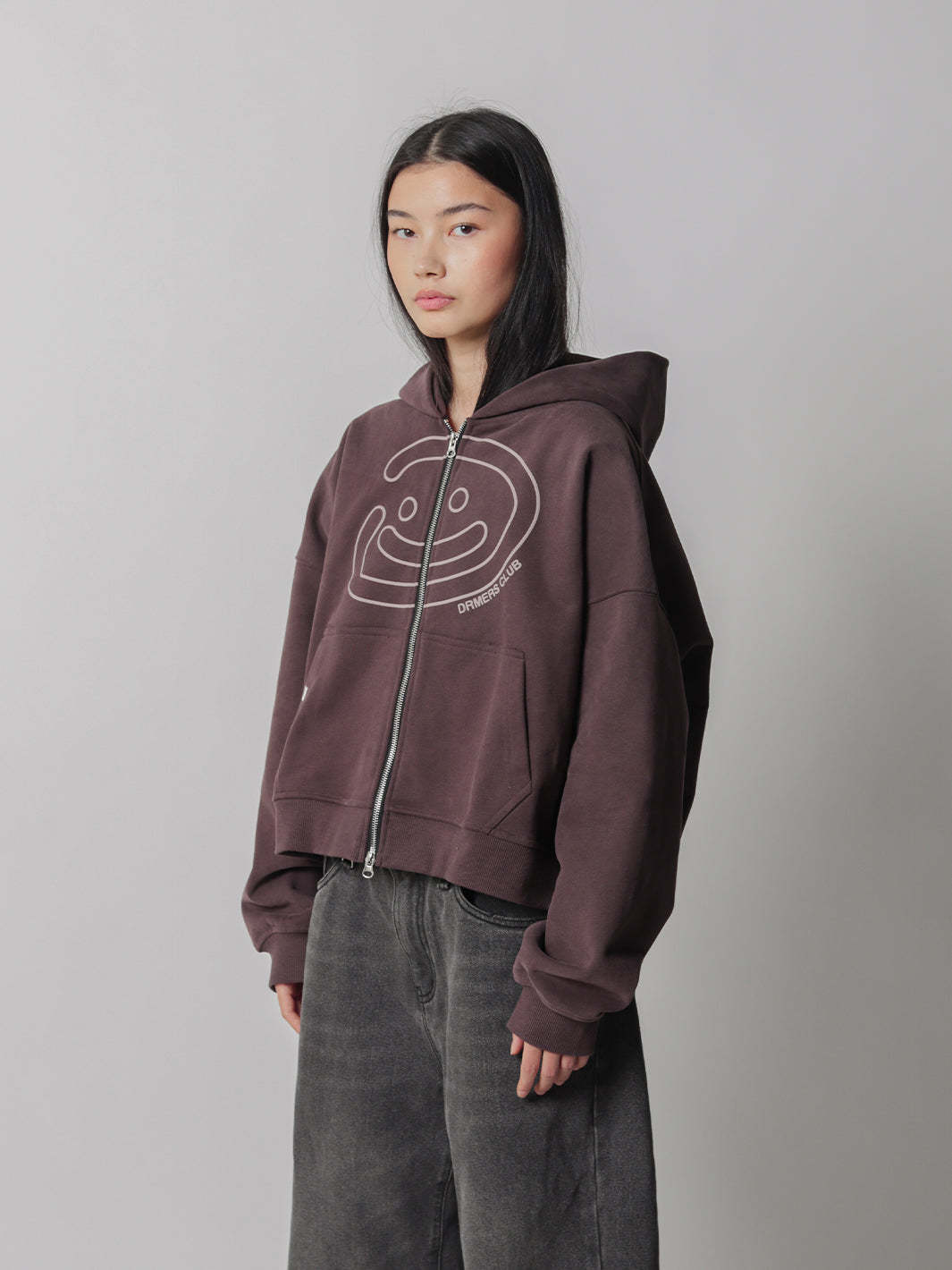 SMILEY BOXY DOUBLE ZIP - ACAI-Fineriform