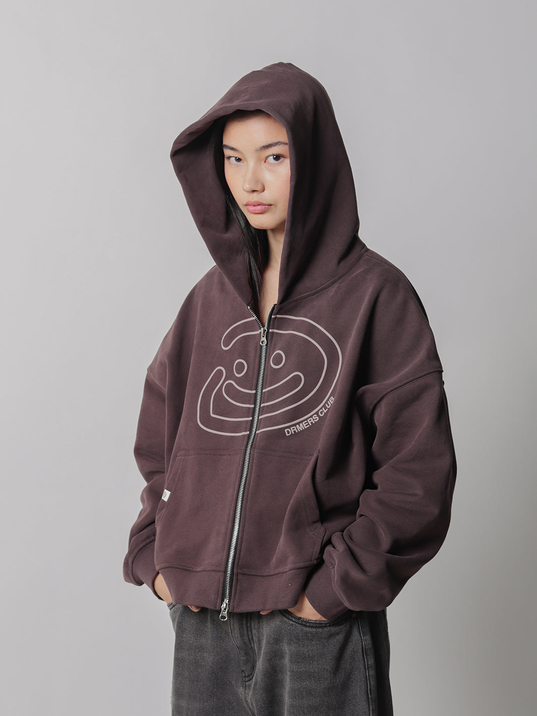 SMILEY BOXY DOUBLE ZIP - ACAI-Fineriform