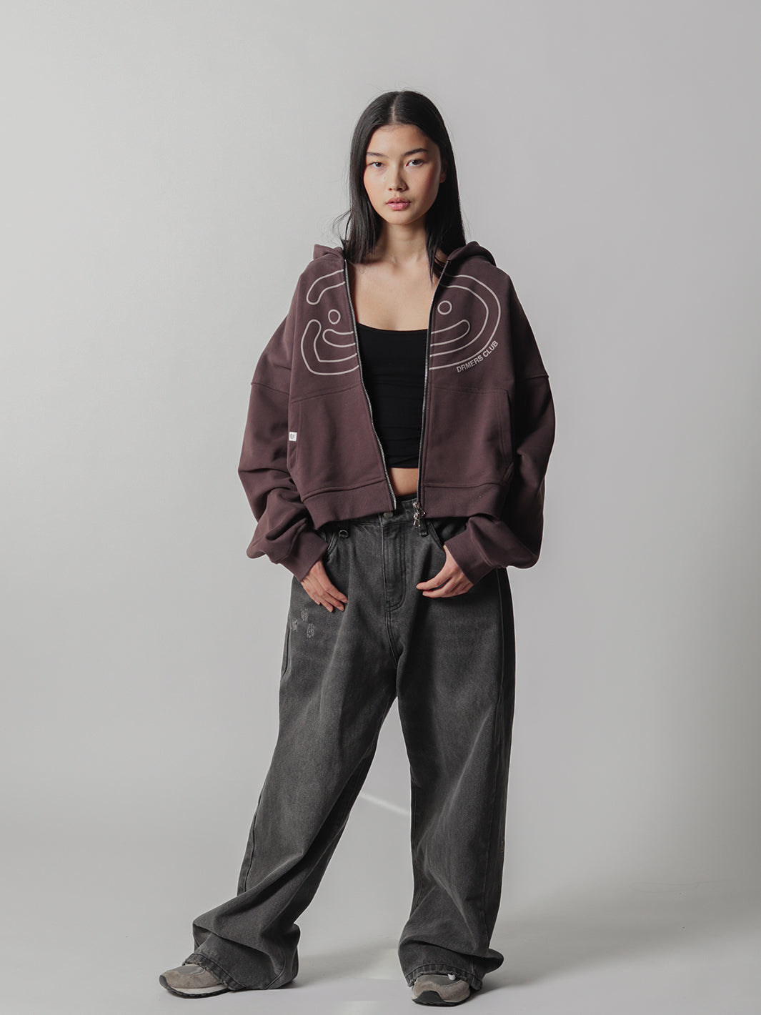 SMILEY BOXY DOUBLE ZIP - ACAI-Fineriform