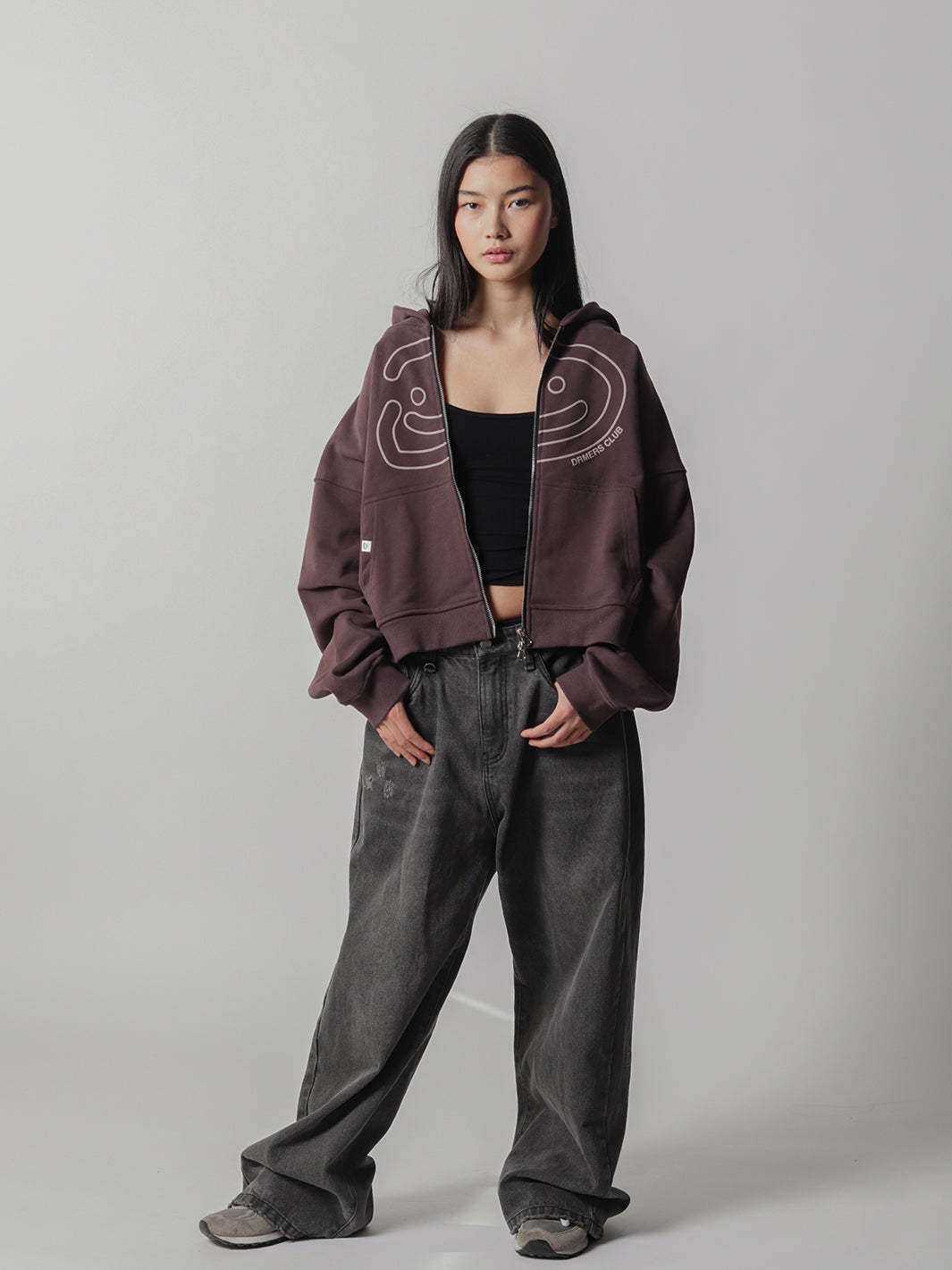 SMILEY BOXY DOUBLE ZIP - ACAI-Fineriform