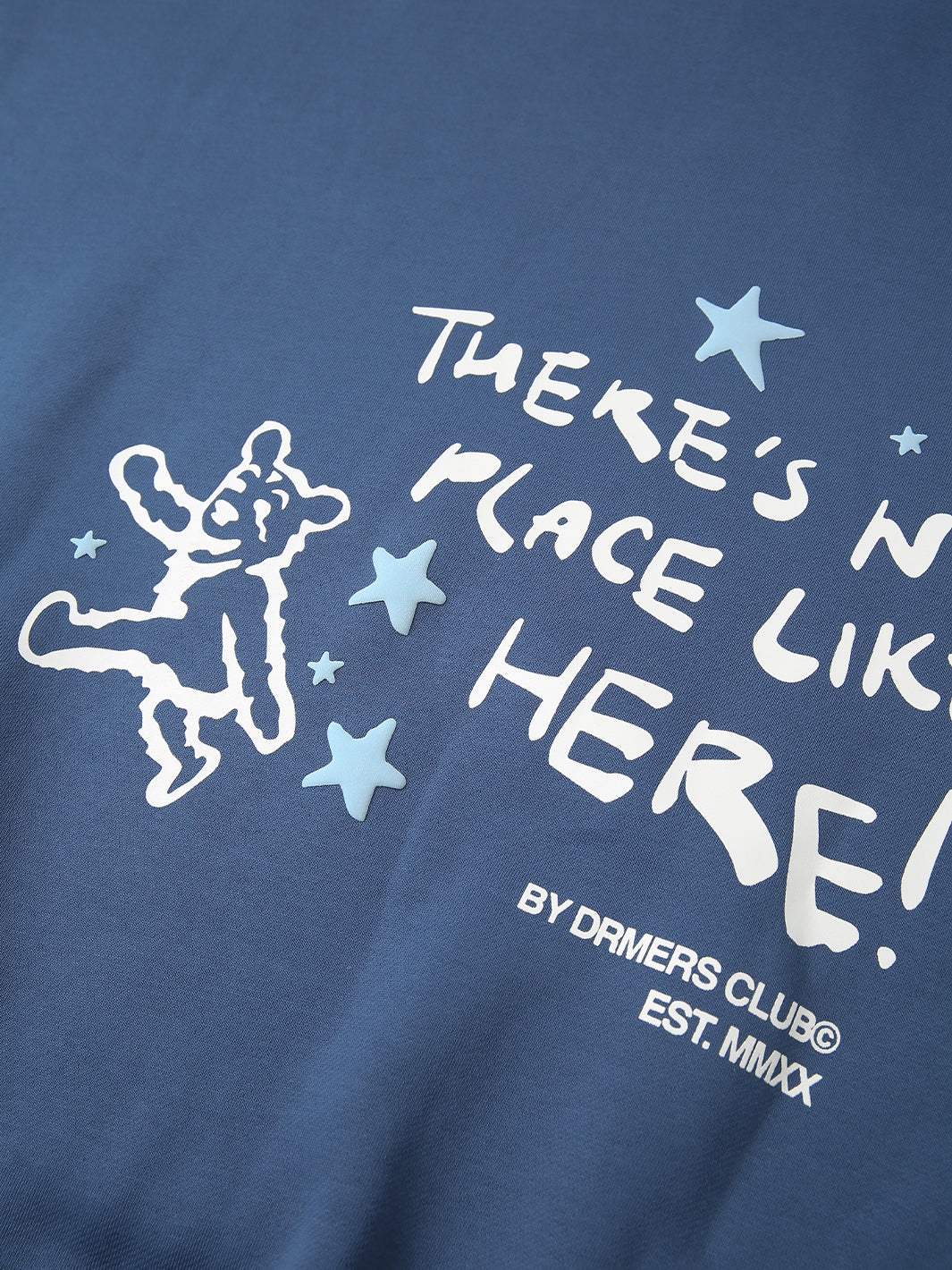NO PLACE LIKE HERE HOODIE - NAVY BLUE-Fineriform