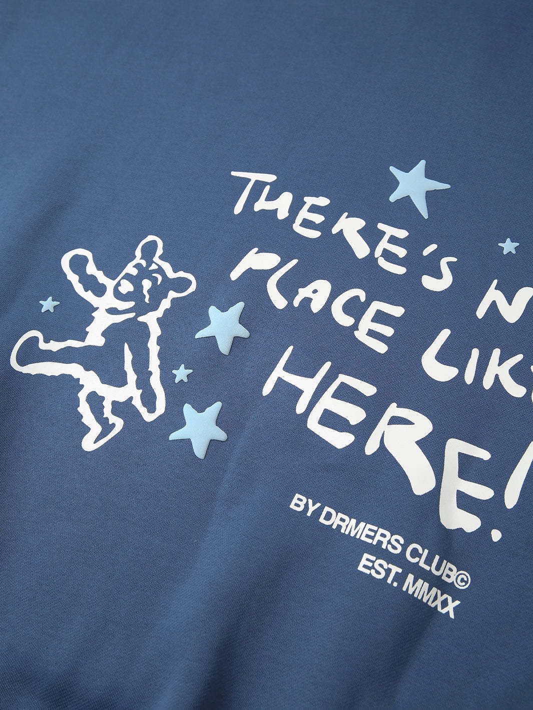 NO PLACE LIKE HERE HOODIE - NAVY BLUE-Fineriform