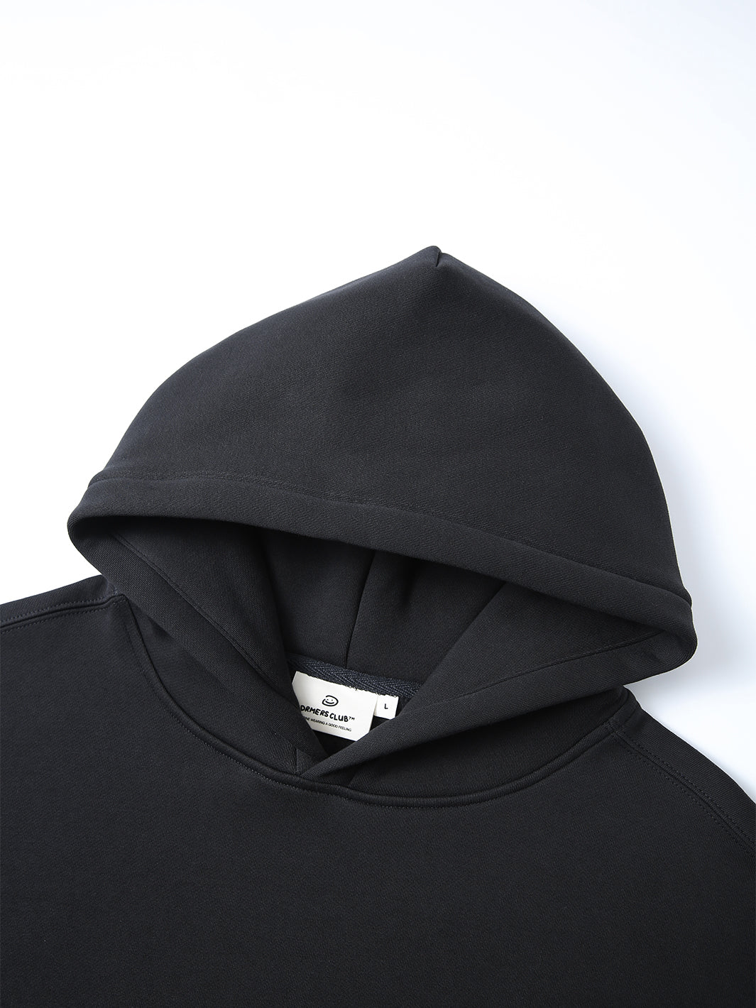 NO PLACE LIKE HERE HOODIE - FADED BLACK-Fineriform