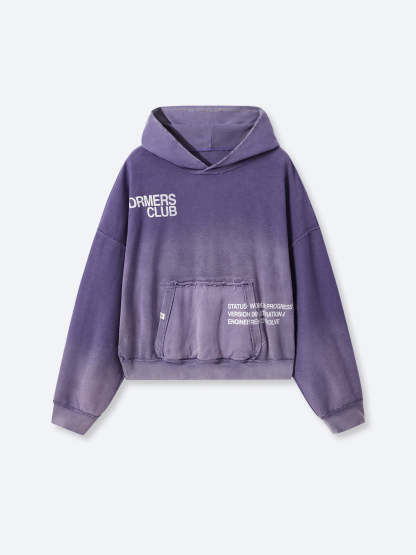 IN PROGRESS REVERSIBLE HOODIE - AMETHYST-Fineriform