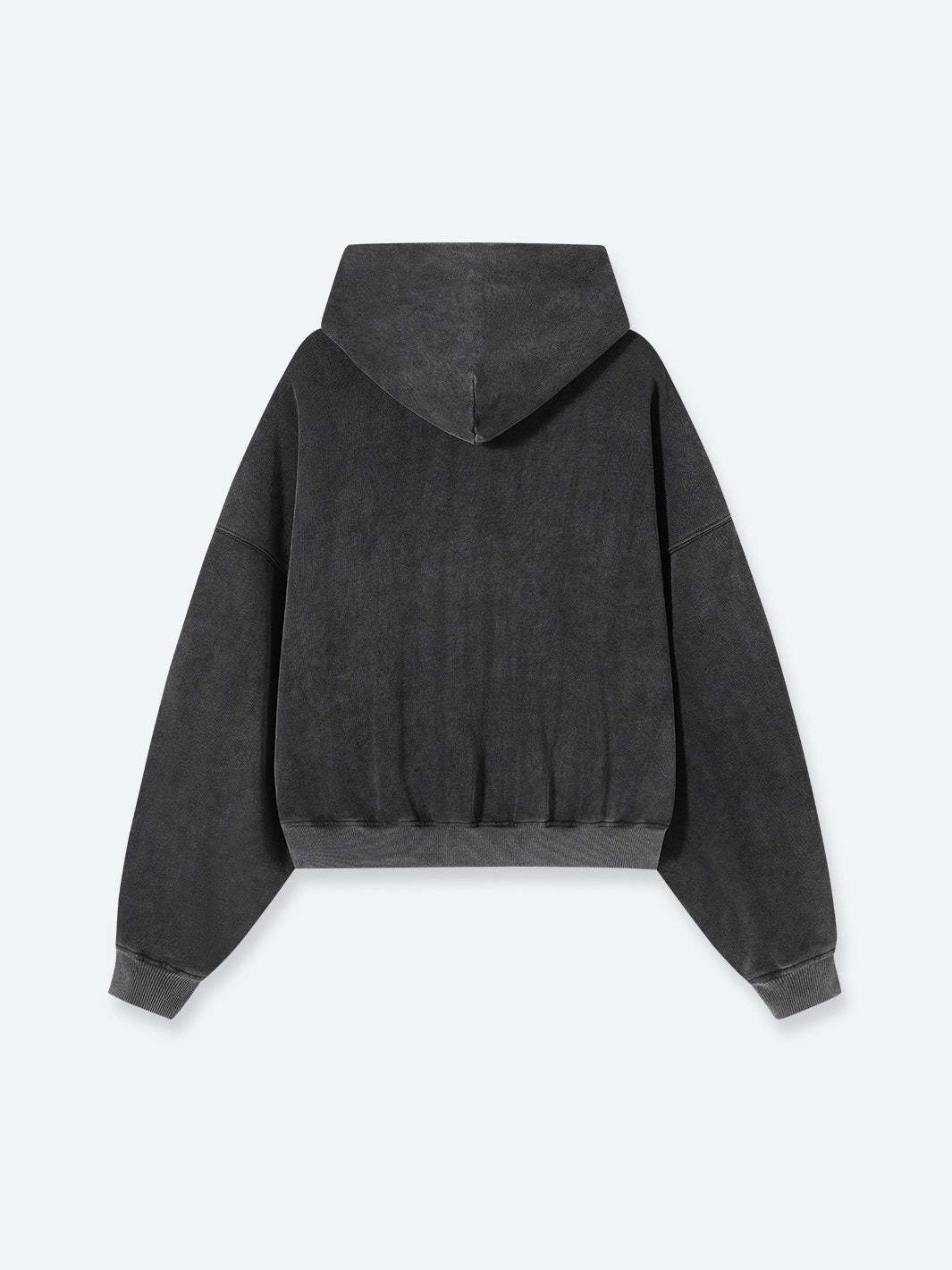FALLING LETTERS ZIP UP - BLACK-Fineriform