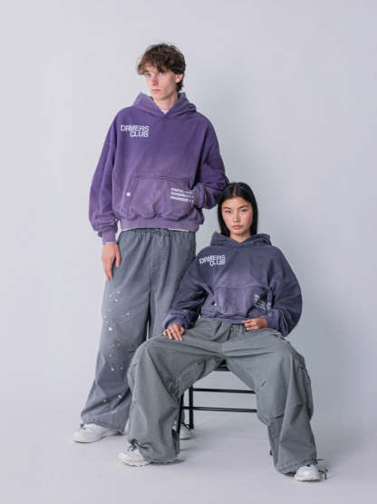 IN PROGRESS REVERSIBLE HOODIE - AMETHYST-Fineriform