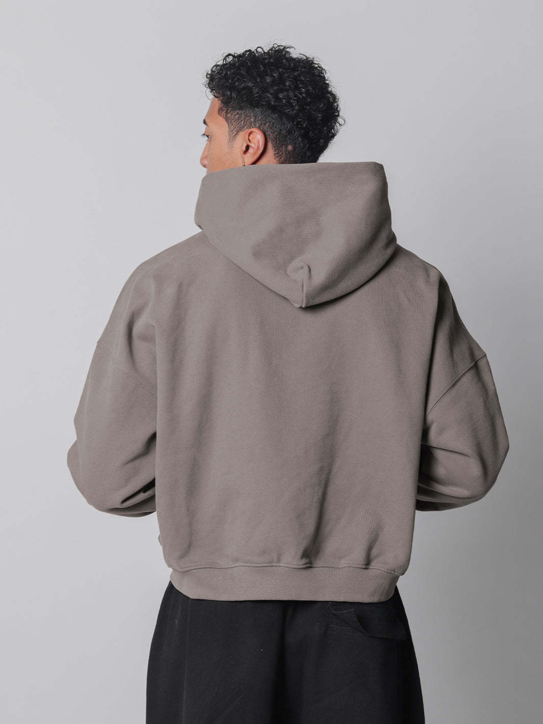 SMILEY BOXY DOUBLE ZIP - LATTE-Fineriform