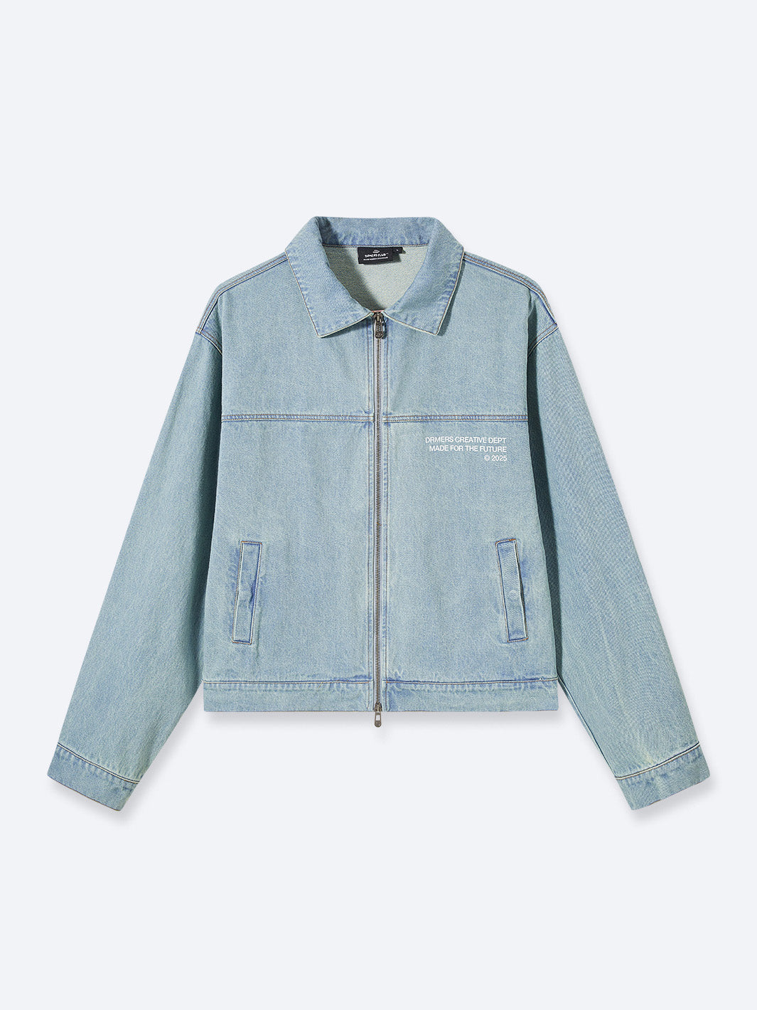 CREATIVE DEPT DENIM WORK JACKET - BLUE-Fineriform