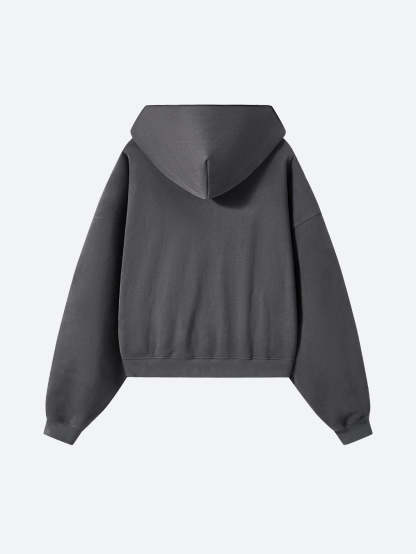 SMILEY BOXY DOUBLE ZIP - SMOKE-Fineriform