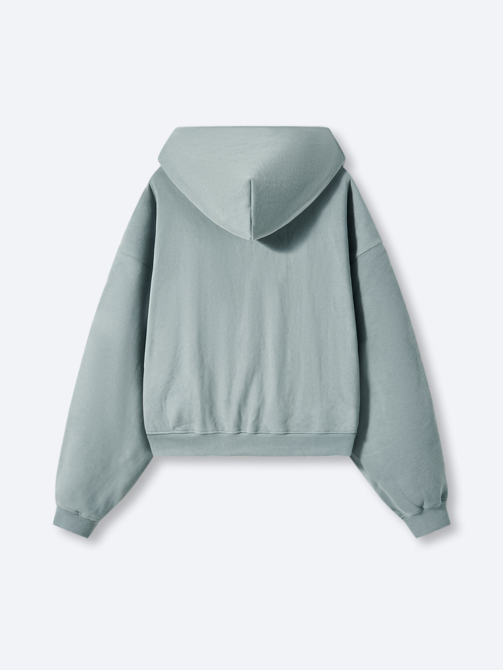 SMILEY BOXY DOUBLE ZIP - FADED SEAFOAM-Fineriform