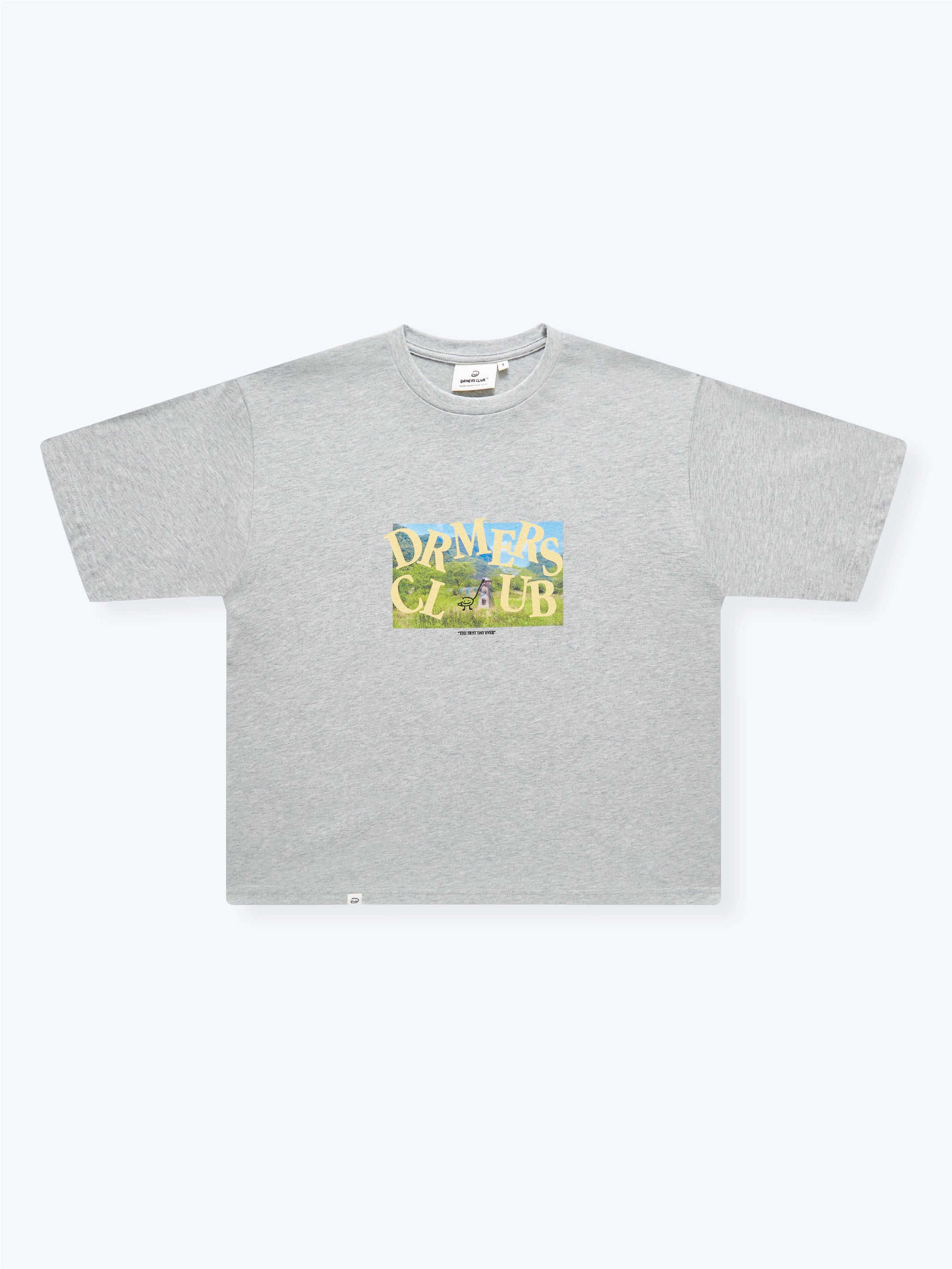 BEST DAY EVER TEE - HEATHER GREY-Fineriform