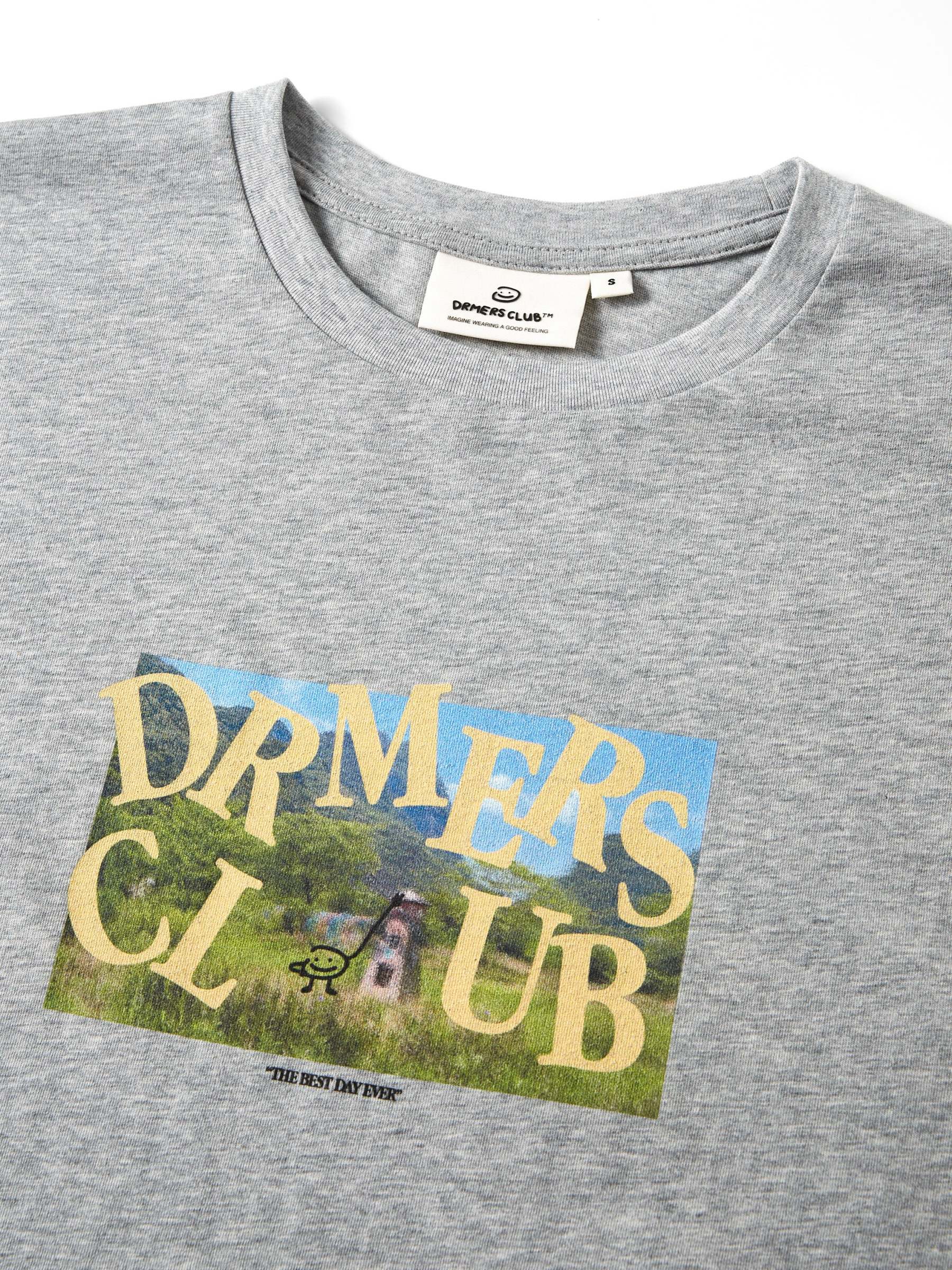 BEST DAY EVER TEE - HEATHER GREY-Fineriform