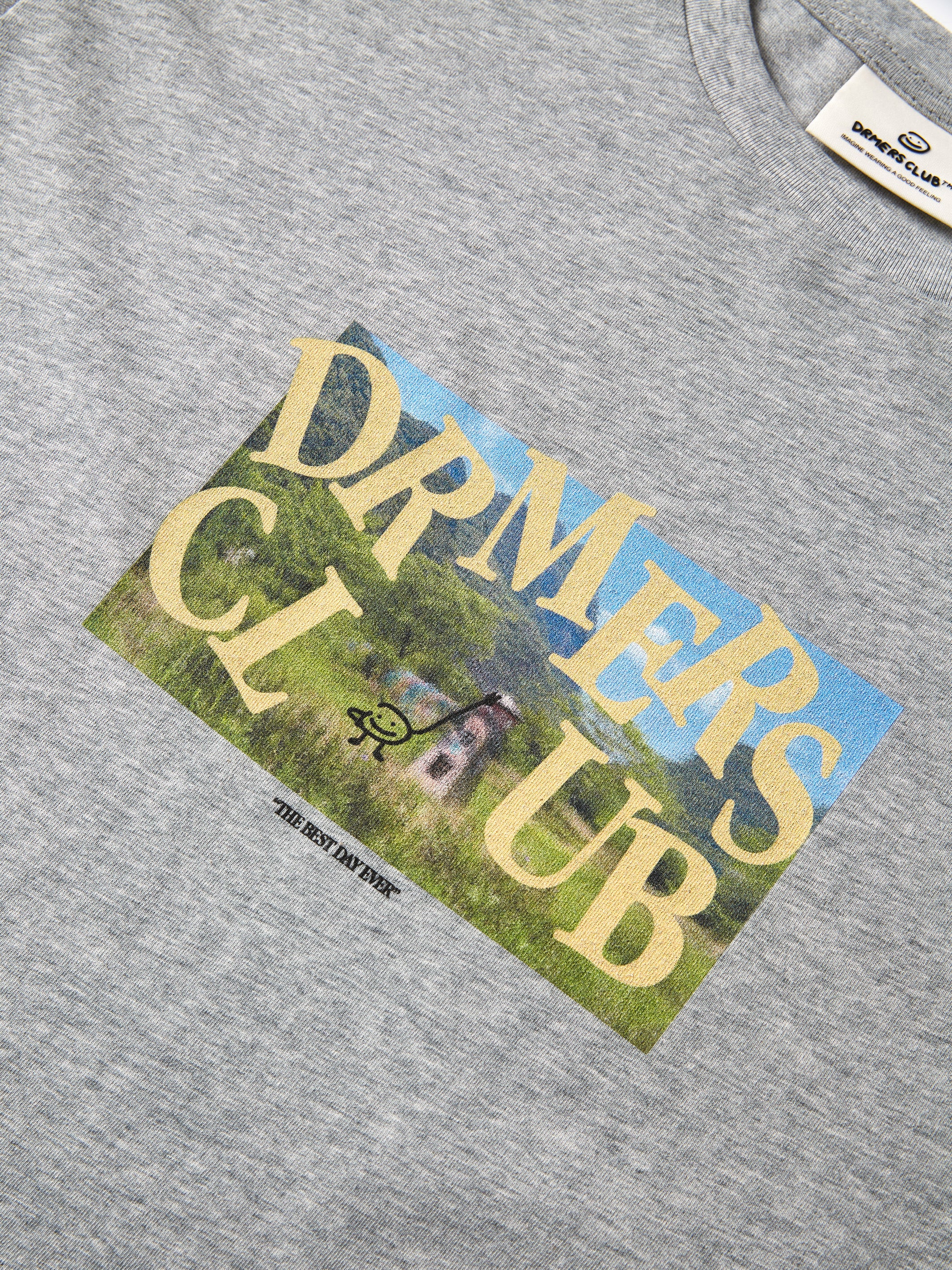 BEST DAY EVER TEE - HEATHER GREY-Fineriform