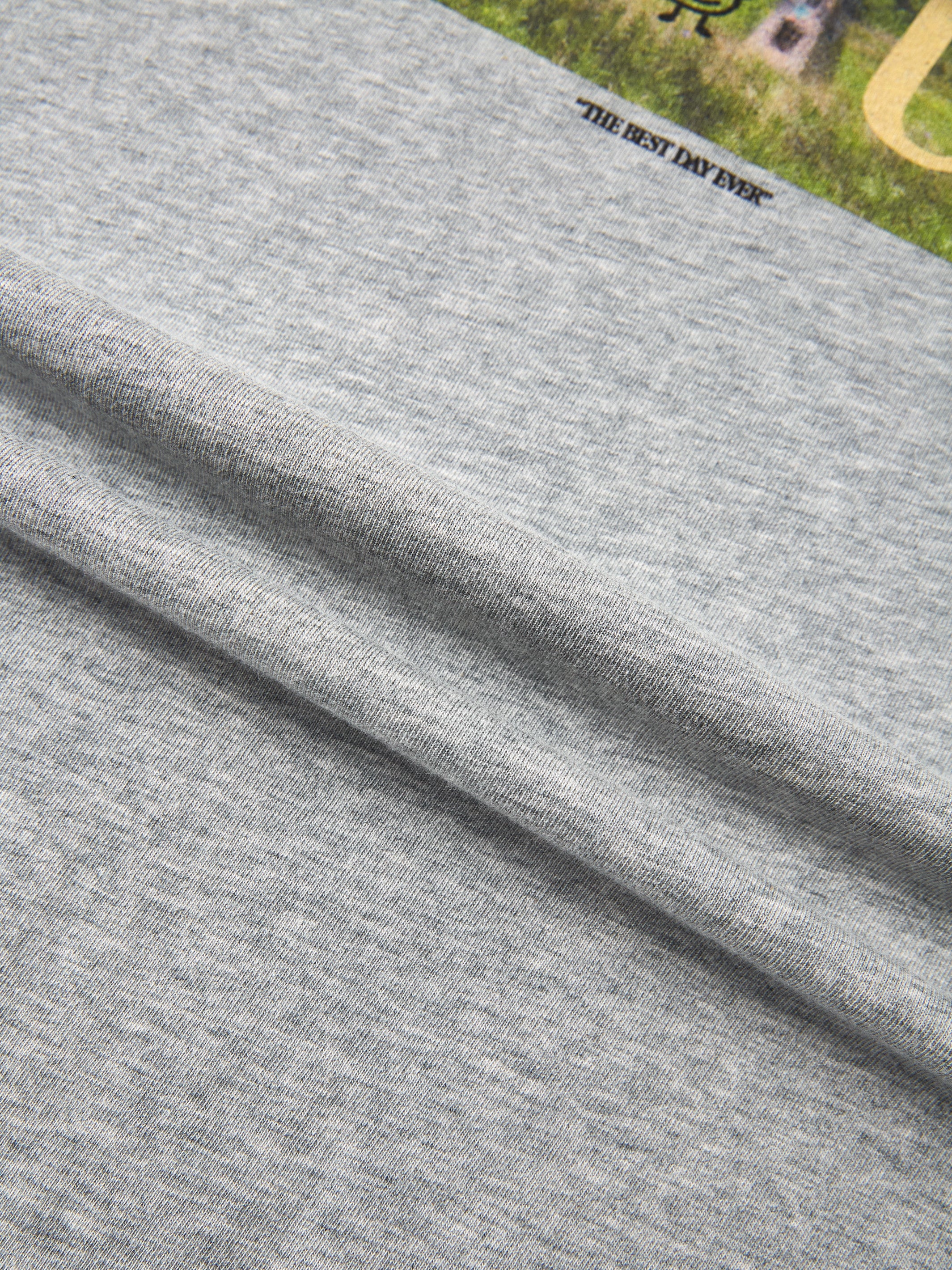BEST DAY EVER TEE - HEATHER GREY-Fineriform