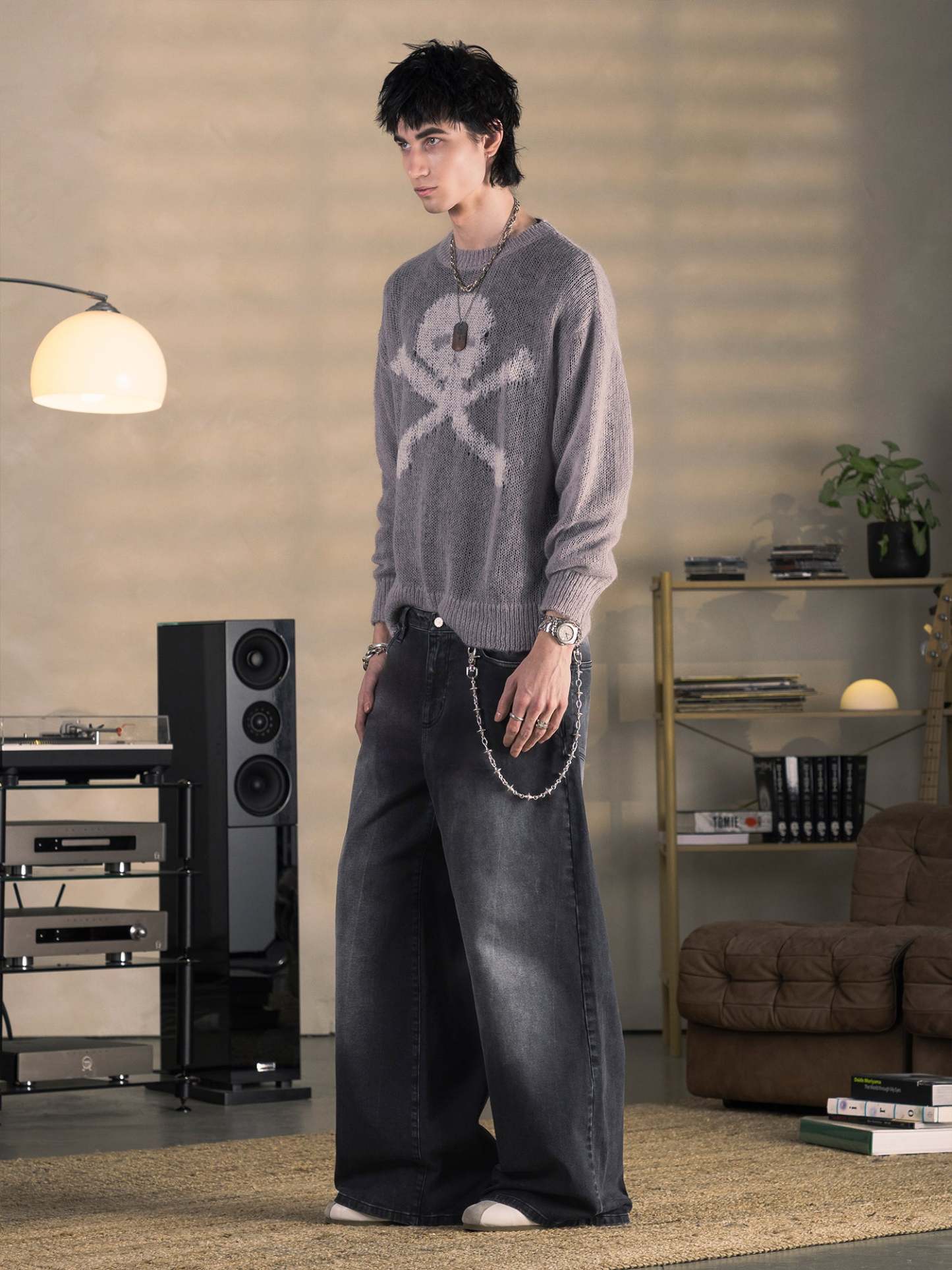 BOWSTONS JEANS - WASHED BLACK-Fineriform