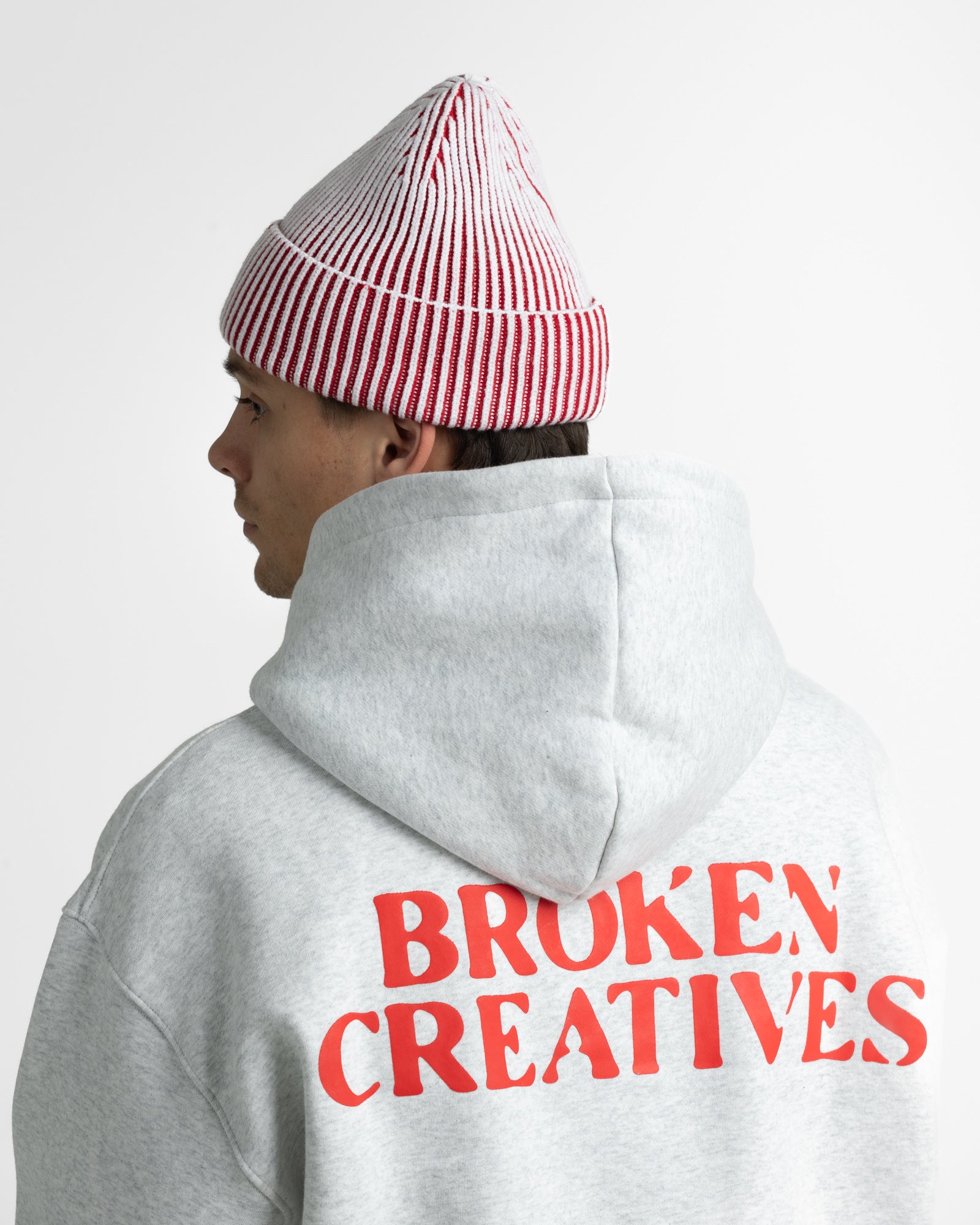 TWO-TONE BEANIE RED-Fineriform