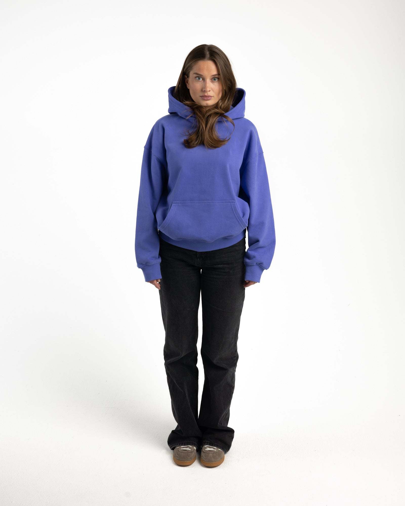MATTE PURPLE HOODIE-Fineriform