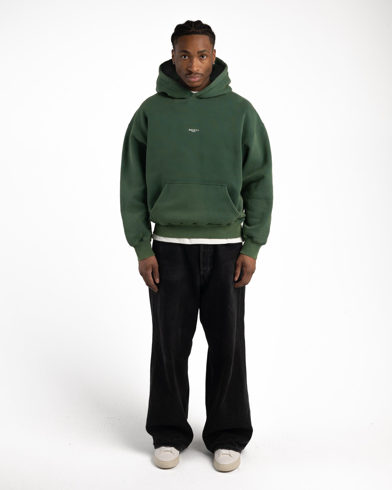 Vintage Green Hoodie-Fineriform
