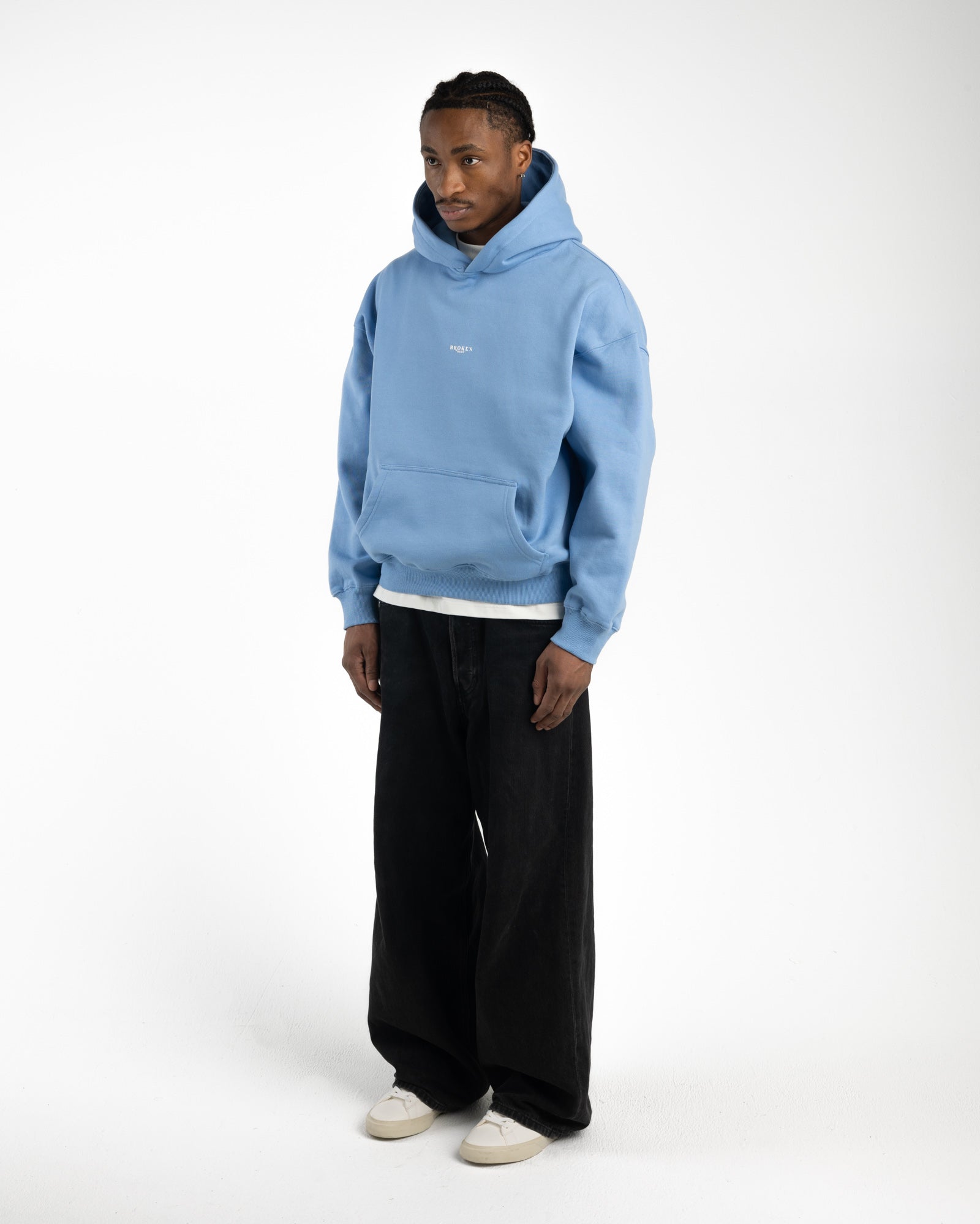 Lightweight Blue Hoodie-Fineriform