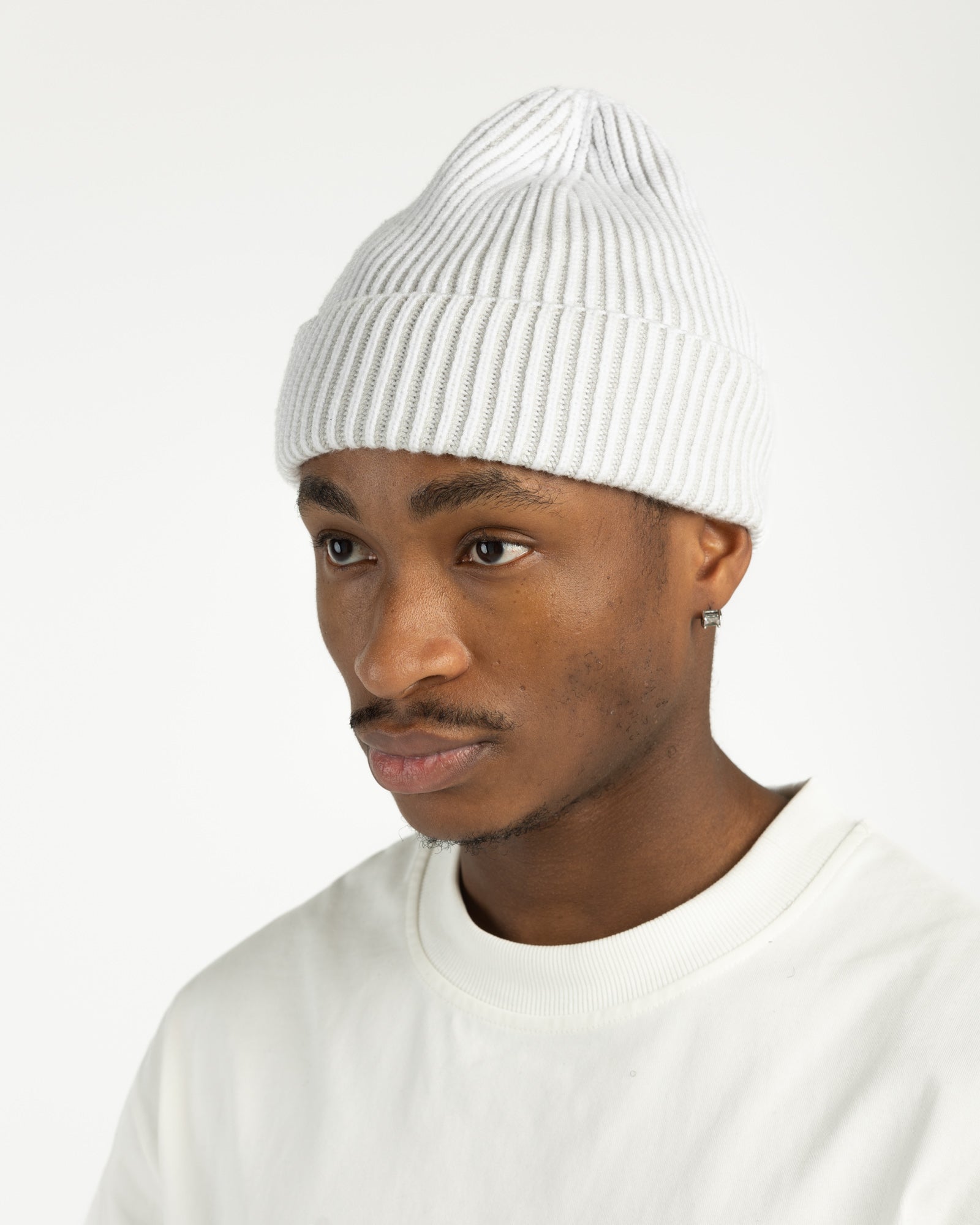 TWO-TONE BEANIE GREY-Fineriform