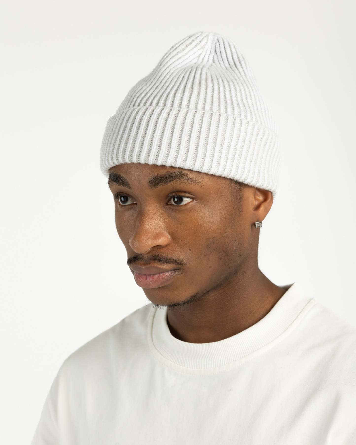 TWO-TONE BEANIE GREY-Fineriform