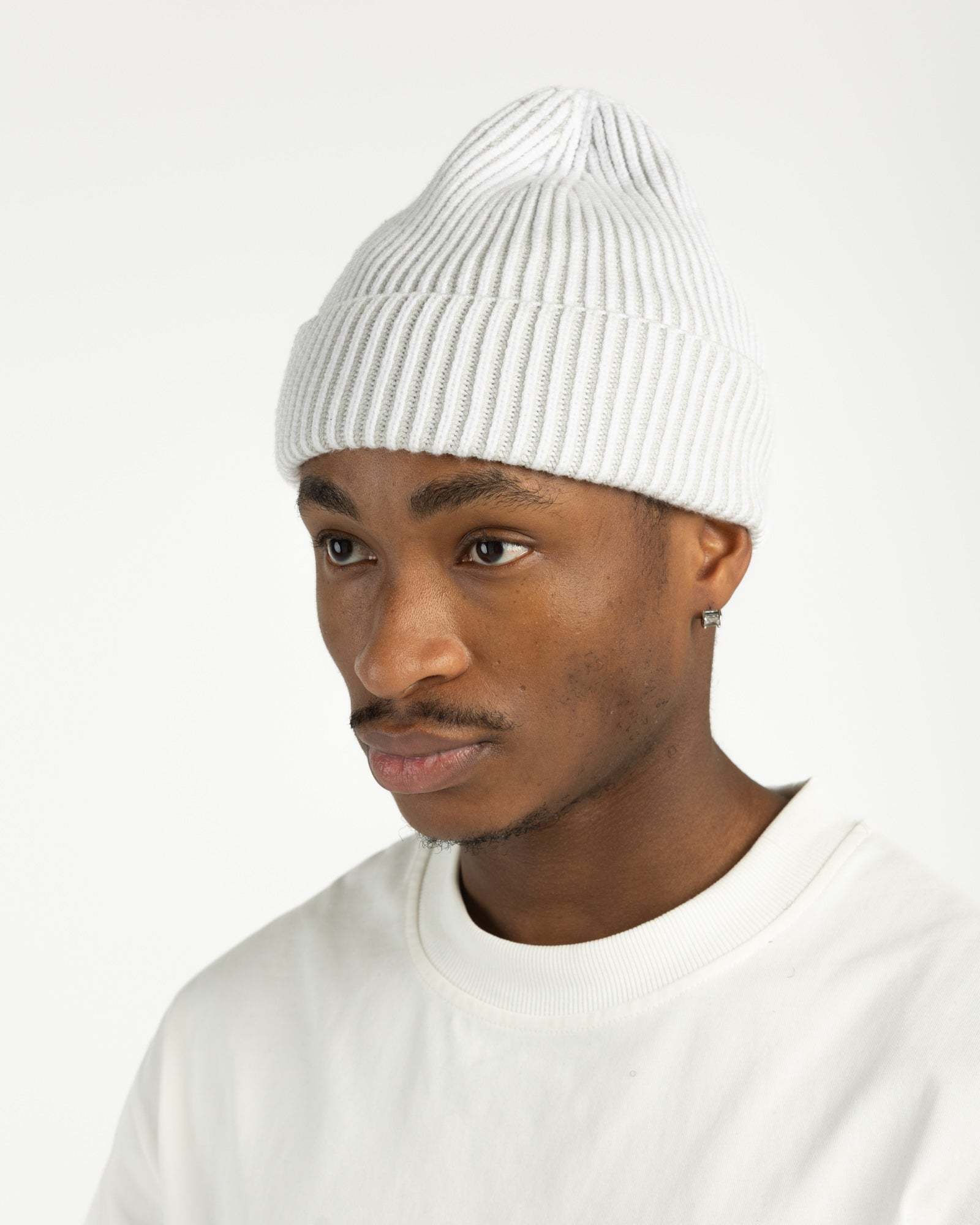 TWO-TONE BEANIE GREY-Fineriform