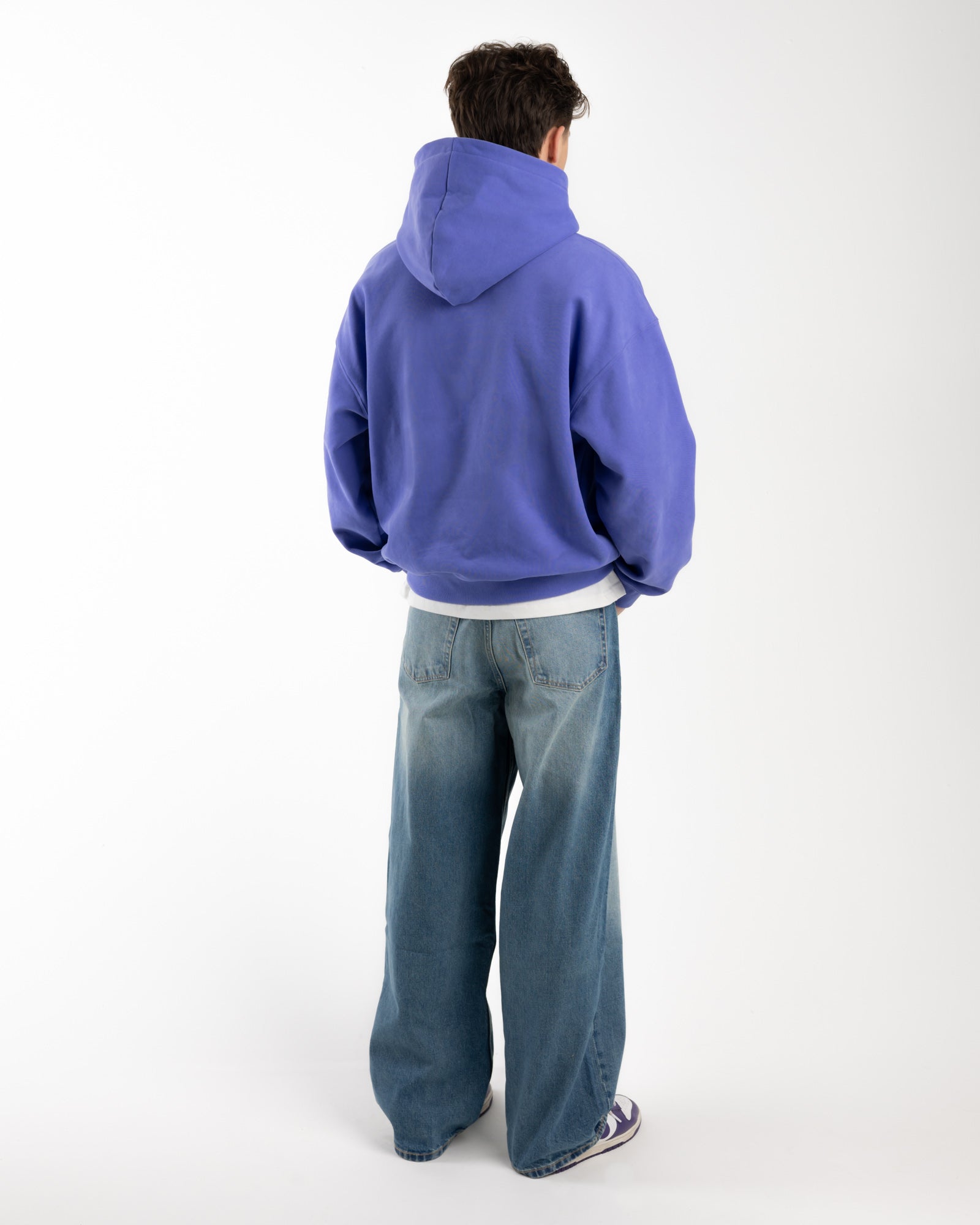MATTE PURPLE HOODIE-Fineriform
