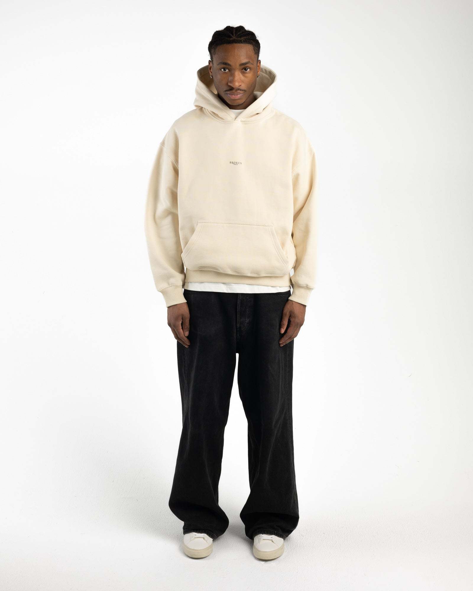 Lightweight Cream Hoodie-Fineriform