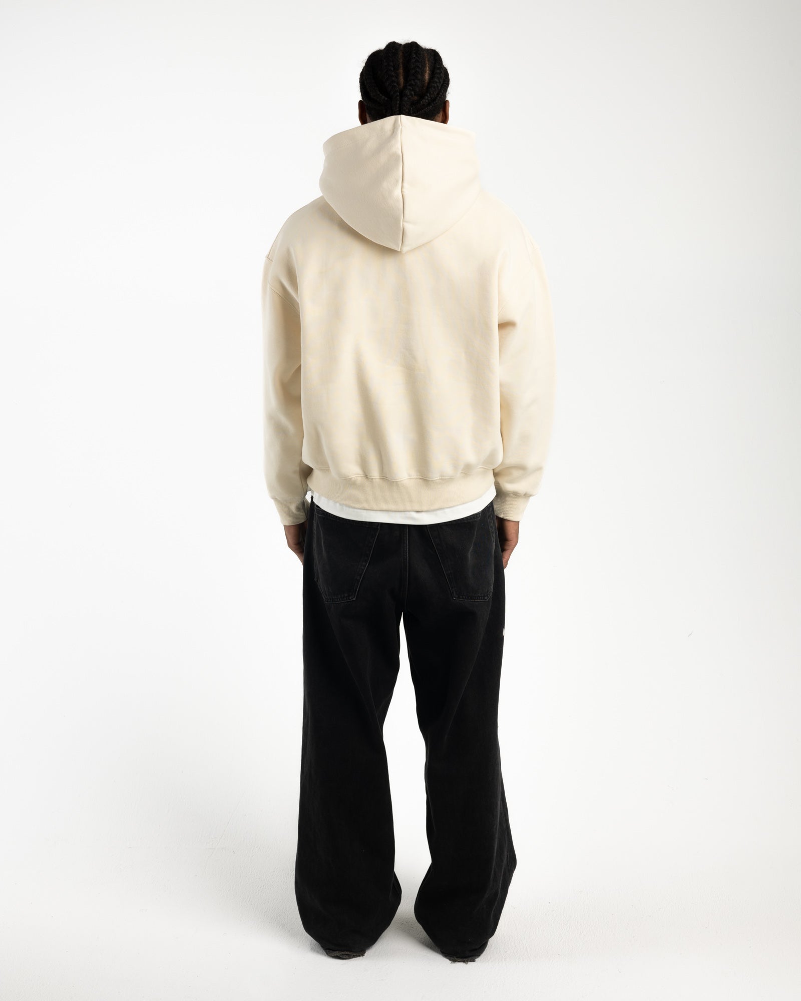 Lightweight Cream Hoodie-Fineriform