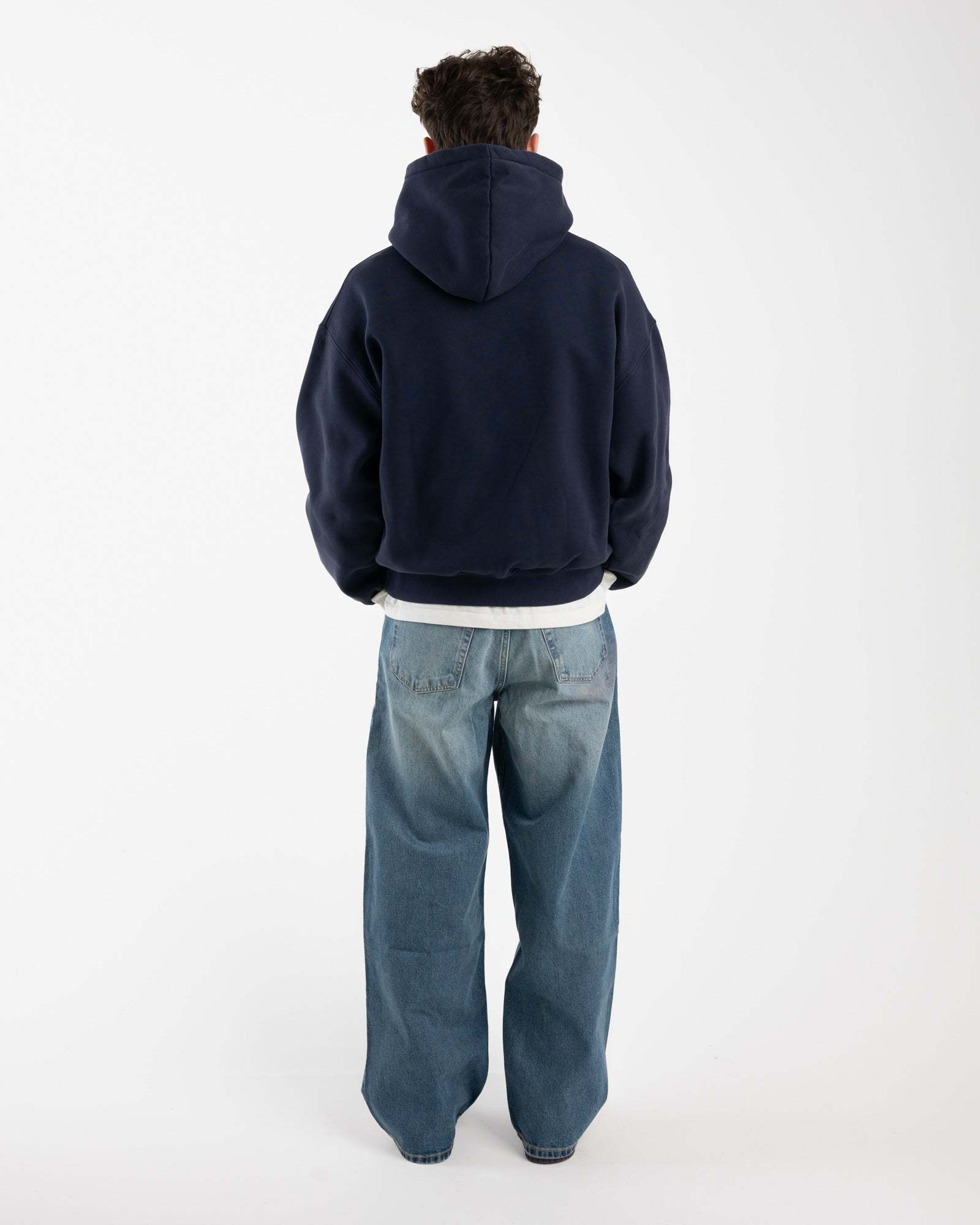 Vintage Navy Hoodie-Fineriform