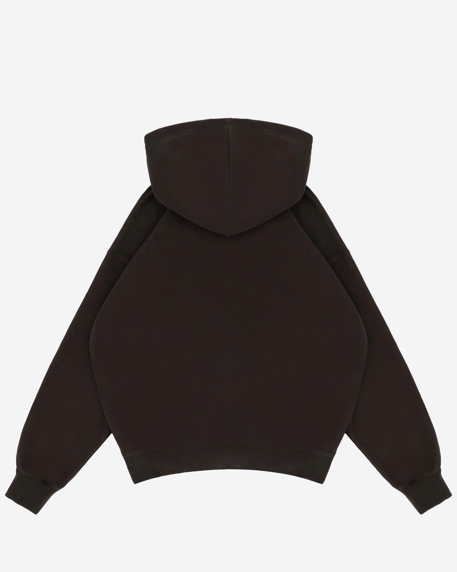 MATTE BROWN HOODIE-Fineriform
