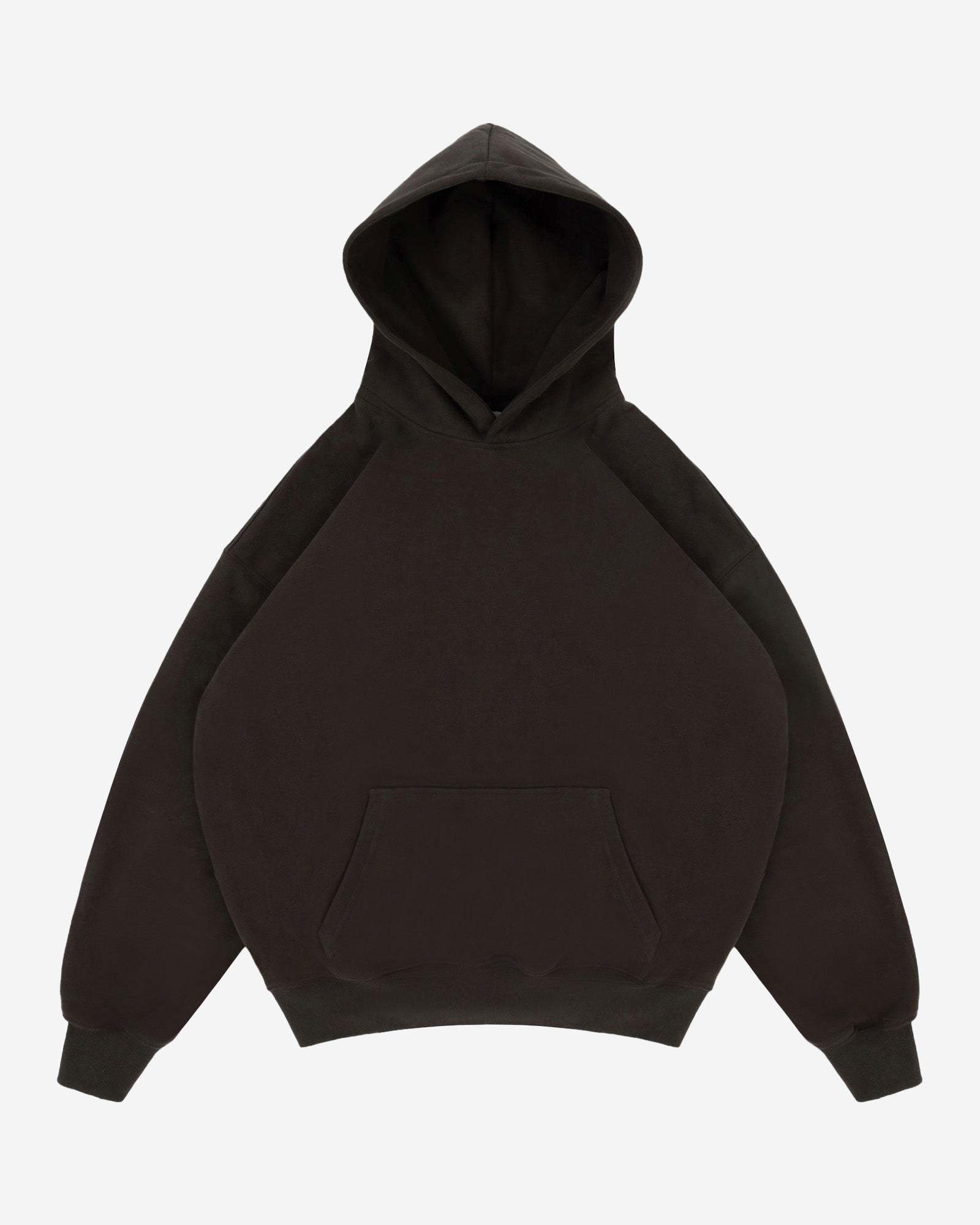MATTE BROWN HOODIE-Fineriform
