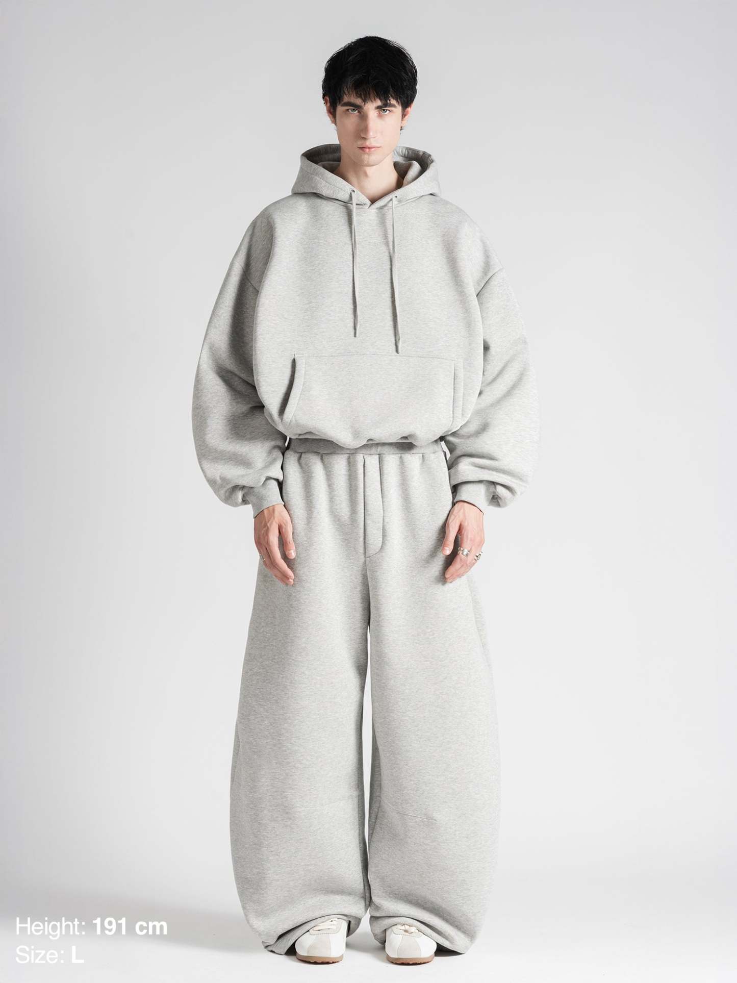 BUBBLE HOODIE - GRAY-Fineriform