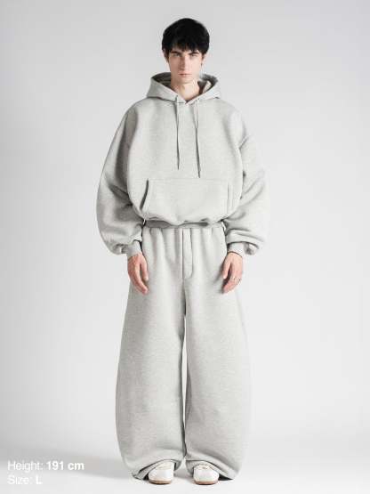 BUBBLE HOODIE - GRAY-Fineriform