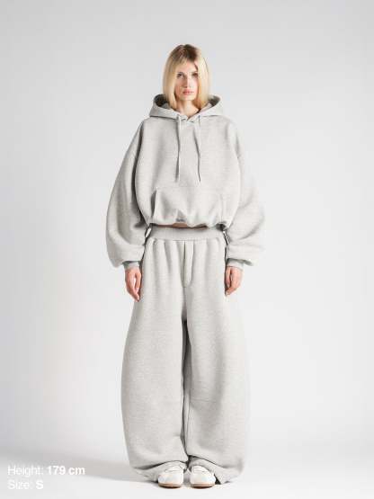 BUBBLE HOODIE - GRAY-Fineriform
