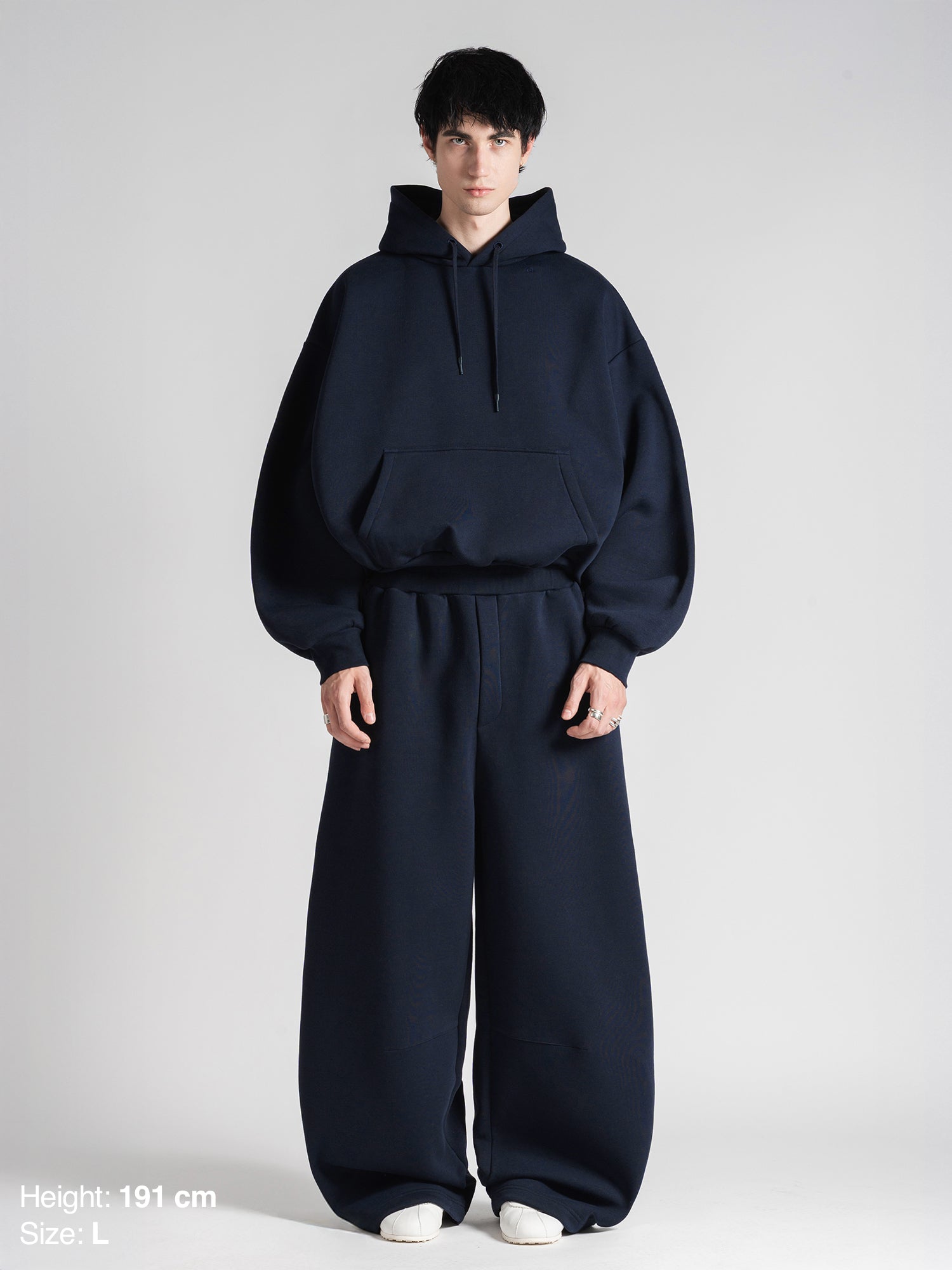 BUBBLE HOODIE - NIGHT-Fineriform