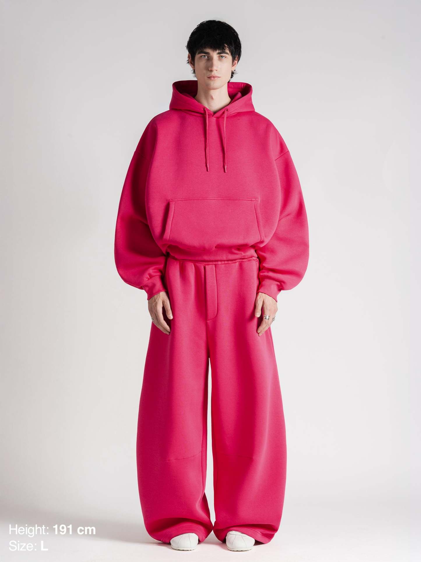 BUBBLE HOODIE - HOT PINK-Fineriform
