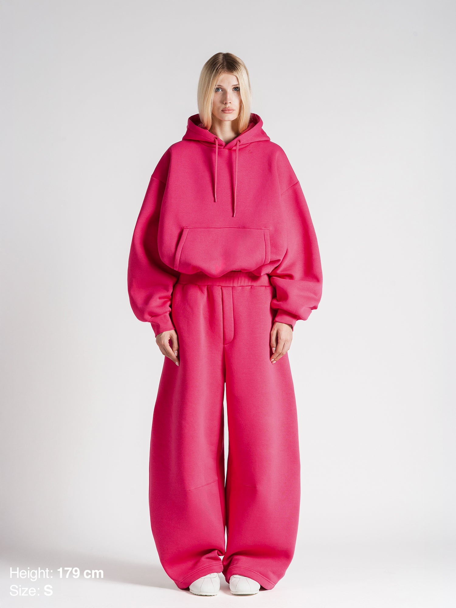 BUBBLE HOODIE - HOT PINK-Fineriform