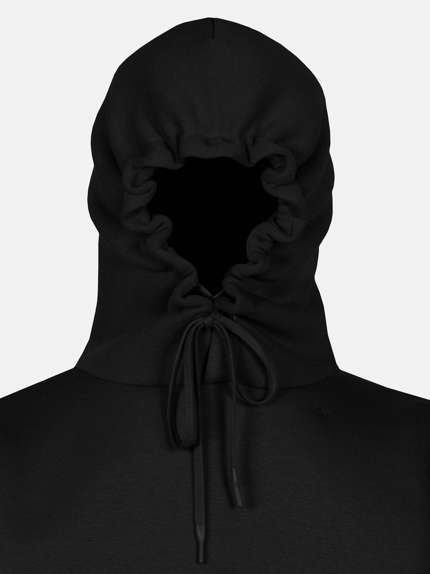 BUBBLE HOODIE - BLACK-Fineriform