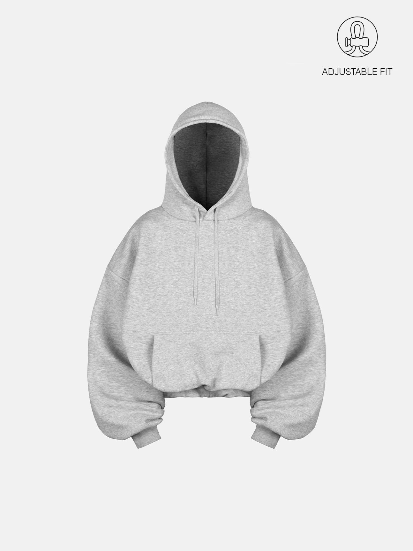 BUBBLE HOODIE - GRAY-Fineriform