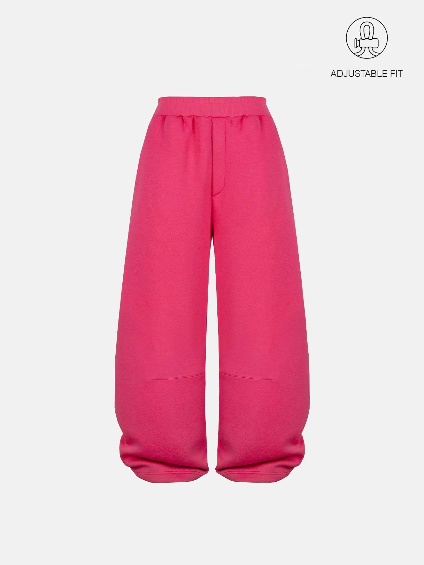 BUBBLE SWEATPANTS - HOT PINK-Fineriform
