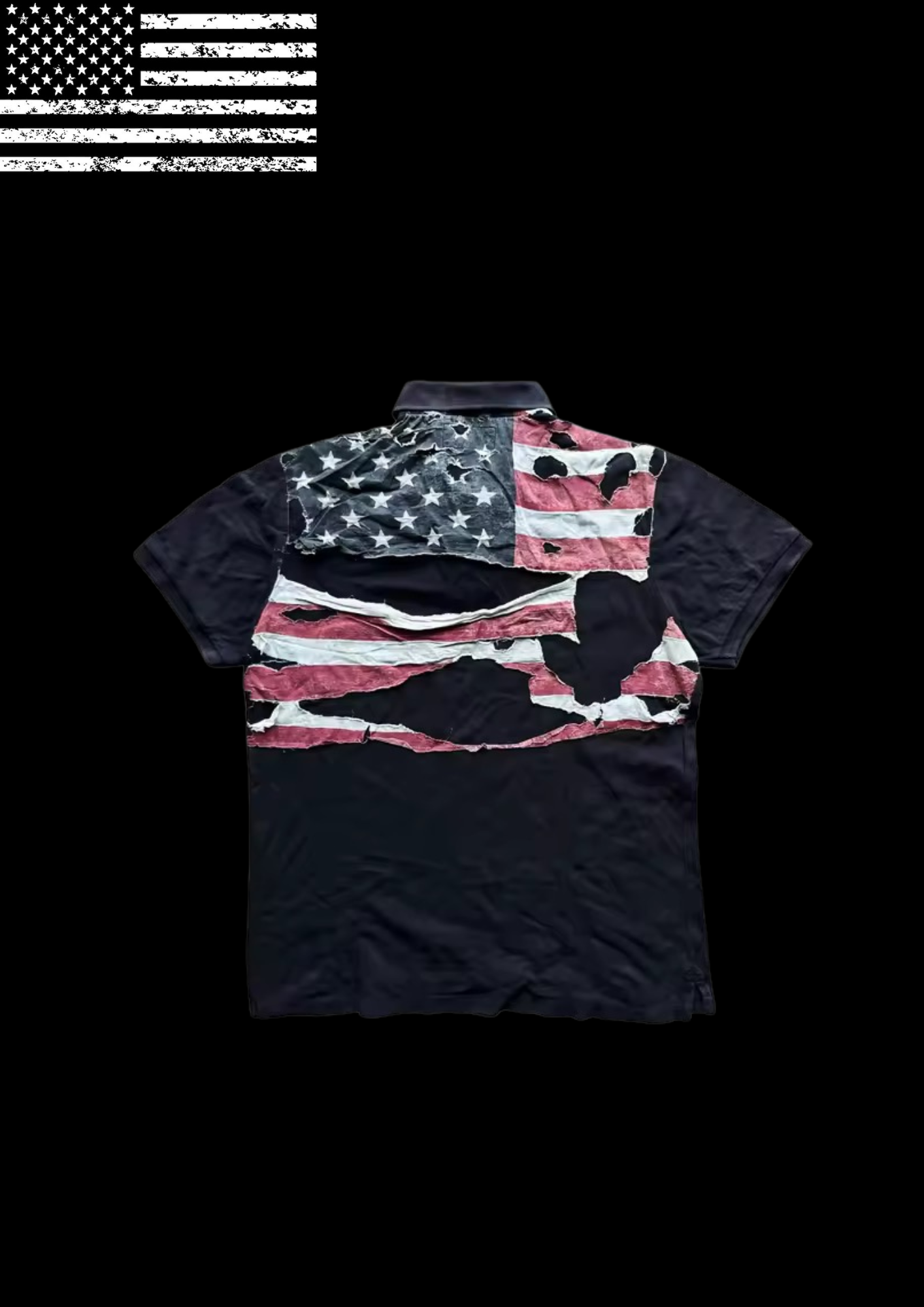 ‘DISTRESSED’ POLO 𖦏-Fineriform