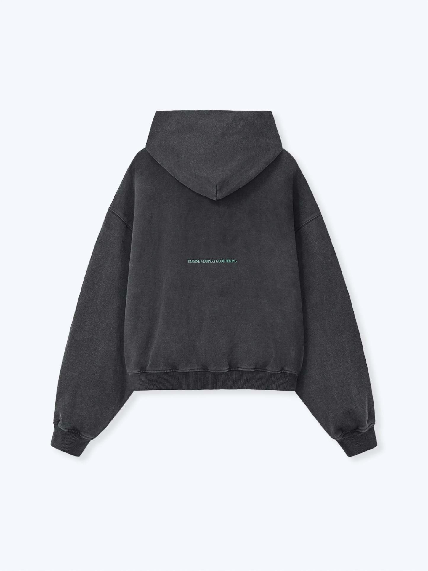 CANDY HEARTS HOODIE - VINTAGE BLACK-Fineriform